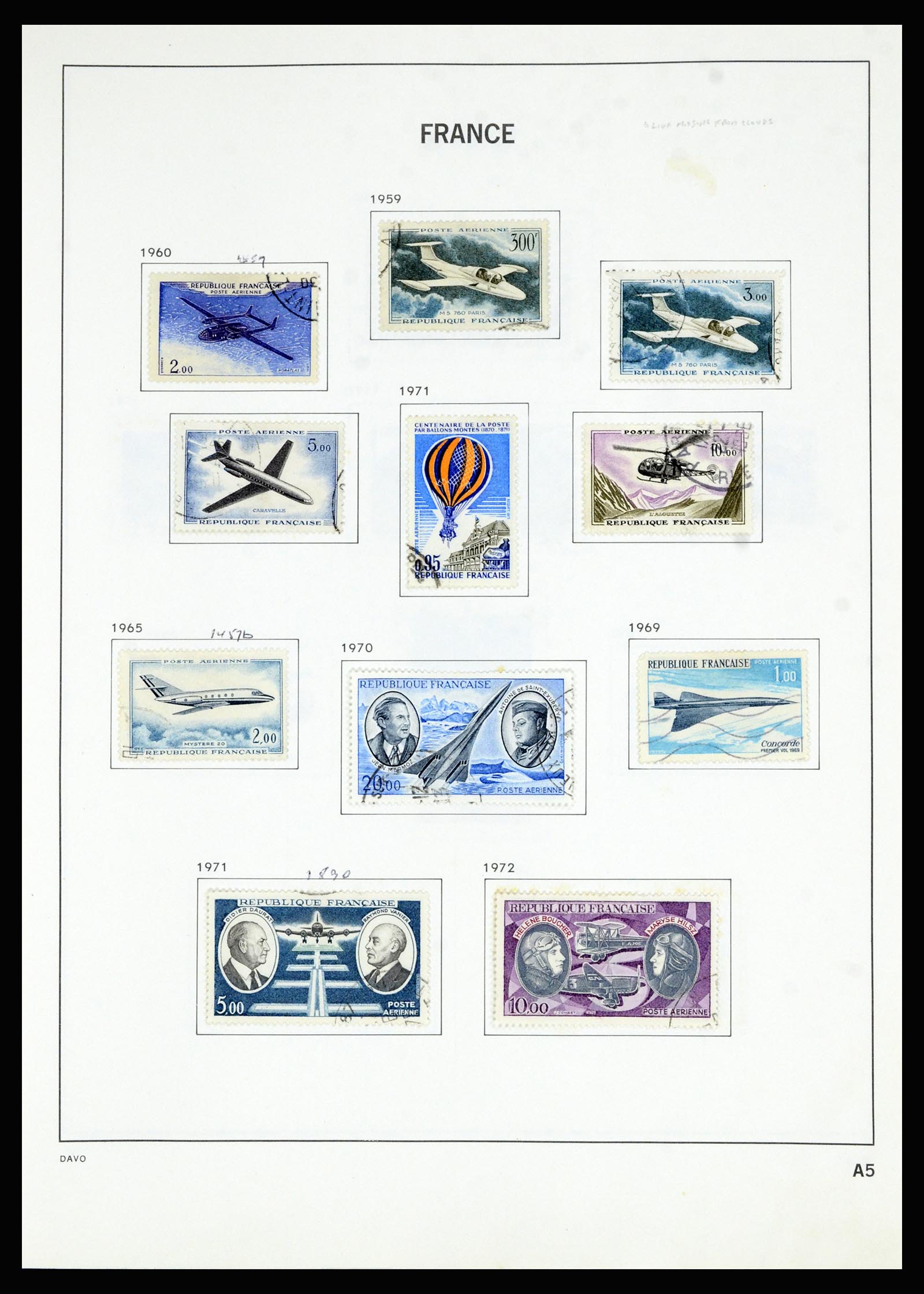 37089 333 - Postzegelverzameling 37089 Frankrijk 1863-2002.