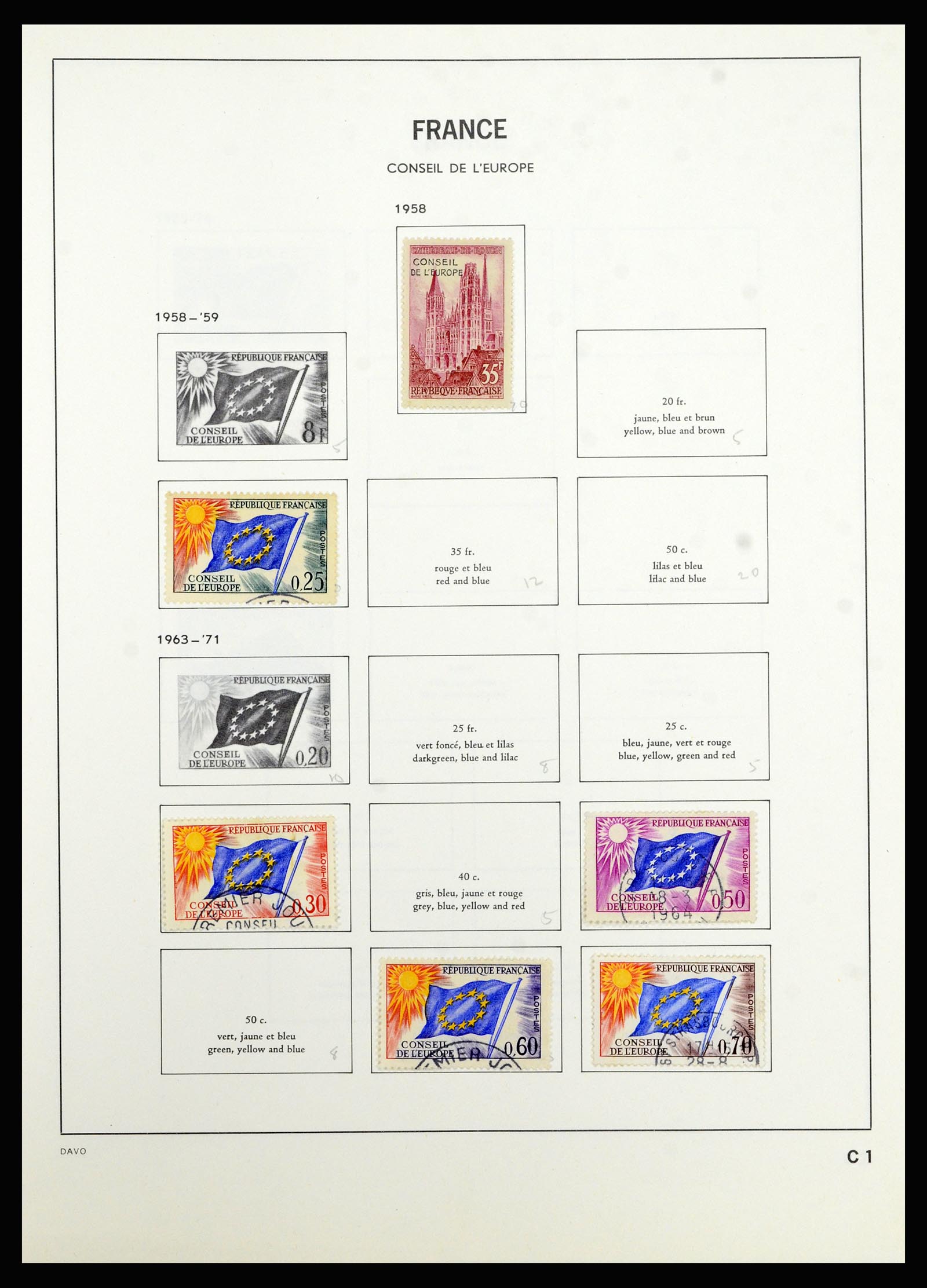 37089 340 - Postzegelverzameling 37089 Frankrijk 1863-2002.
