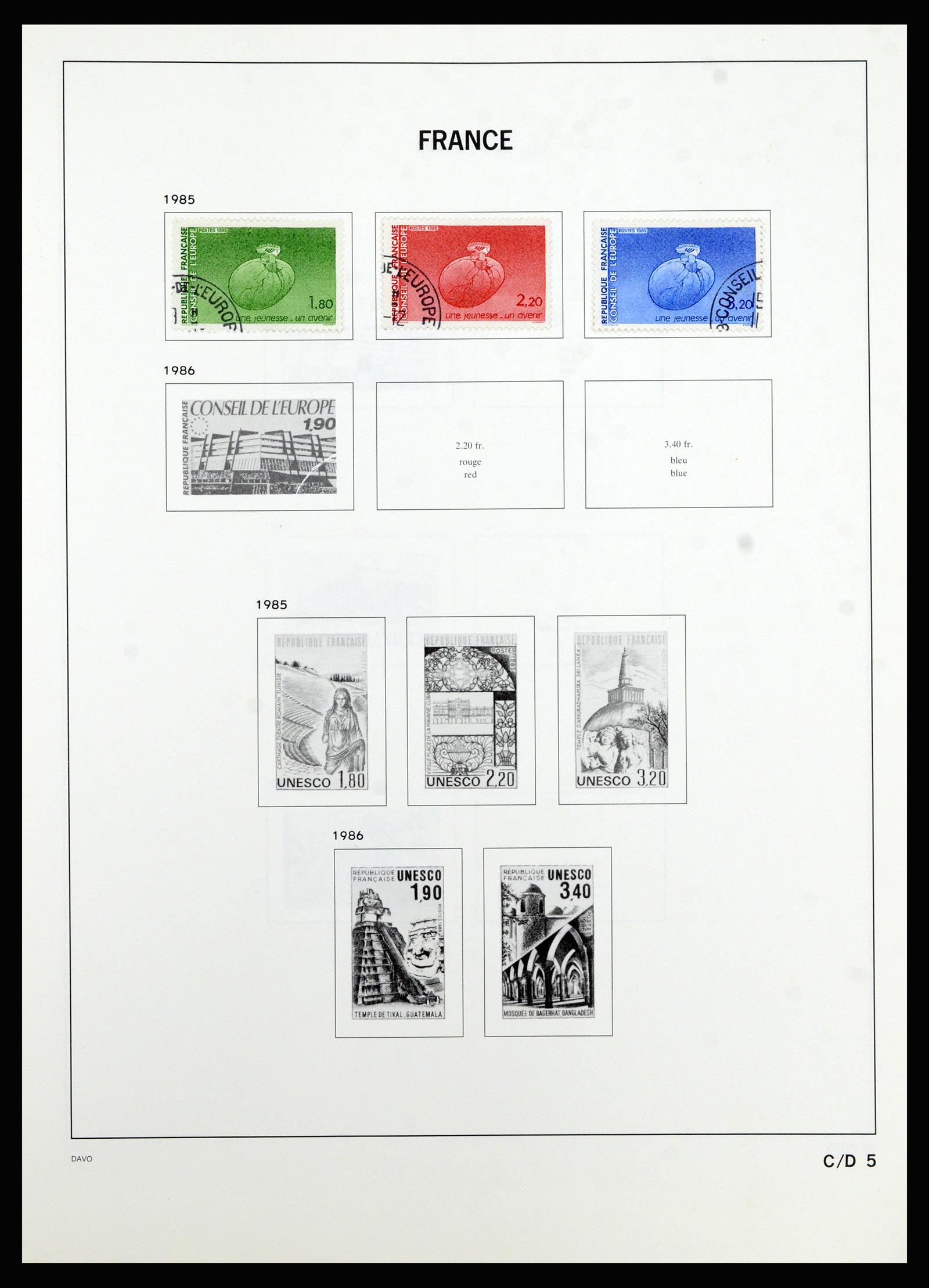 37089 343 - Postzegelverzameling 37089 Frankrijk 1863-2002.