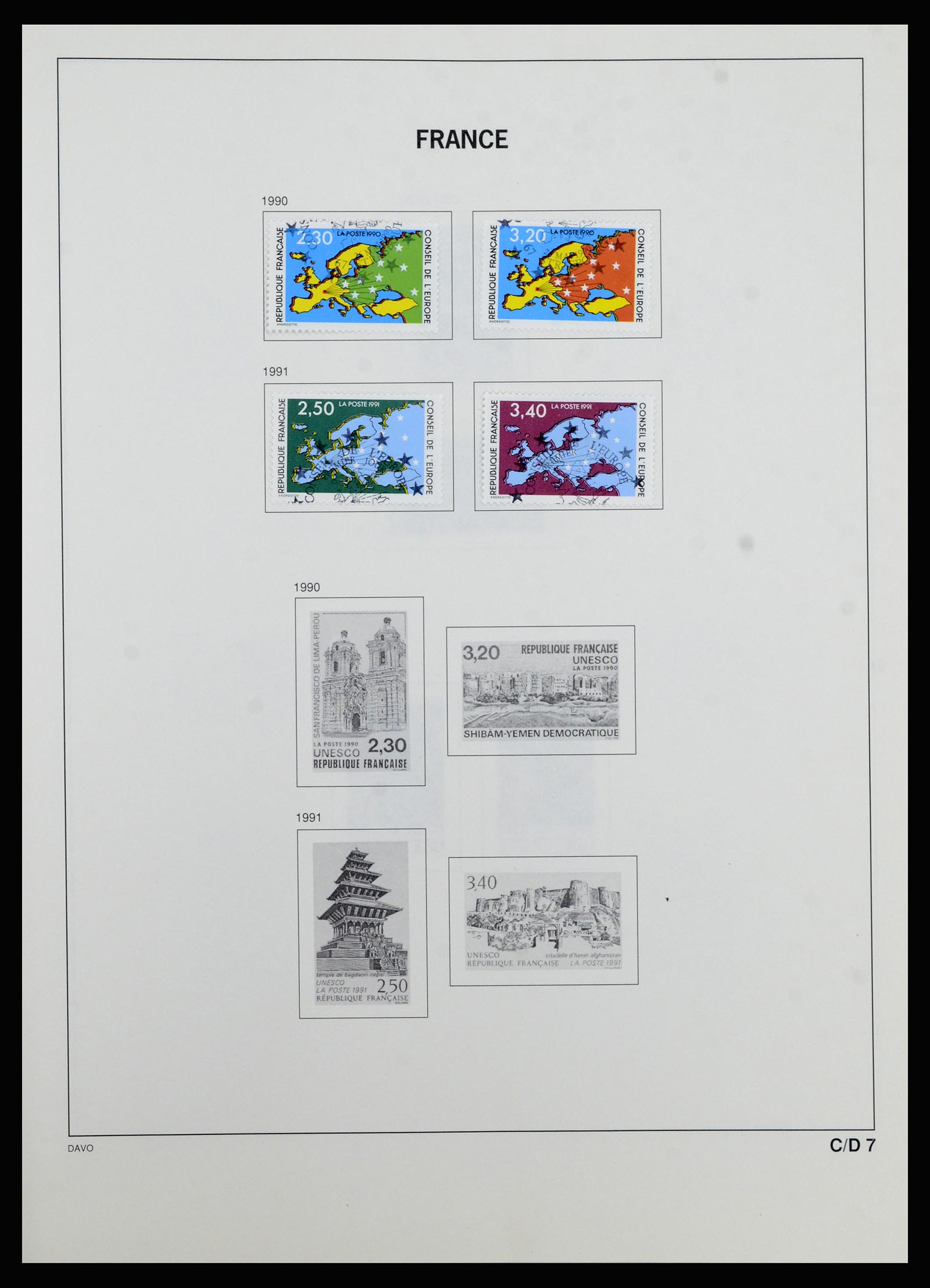 37089 344 - Postzegelverzameling 37089 Frankrijk 1863-2002.
