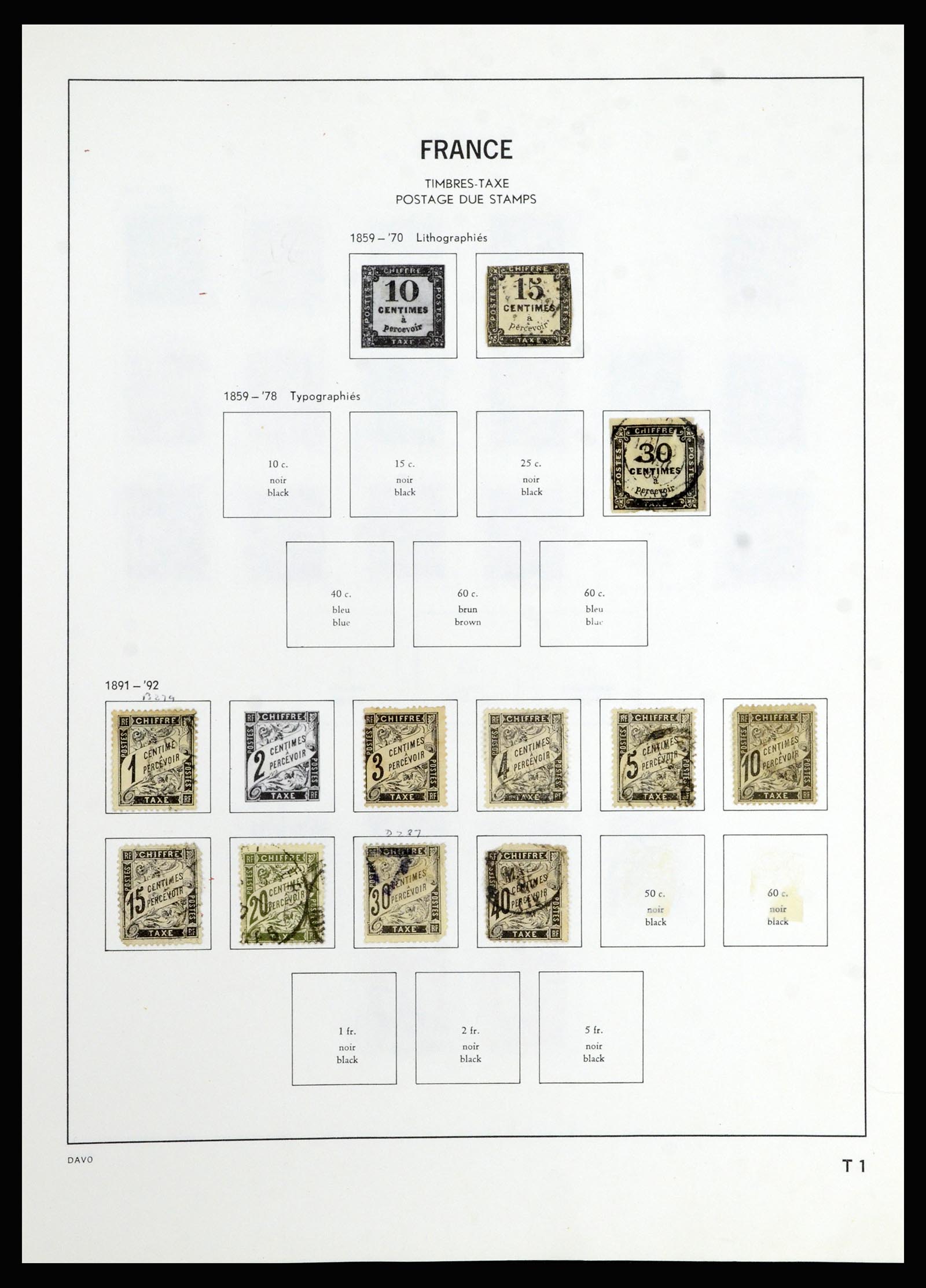 37089 348 - Postzegelverzameling 37089 Frankrijk 1863-2002.
