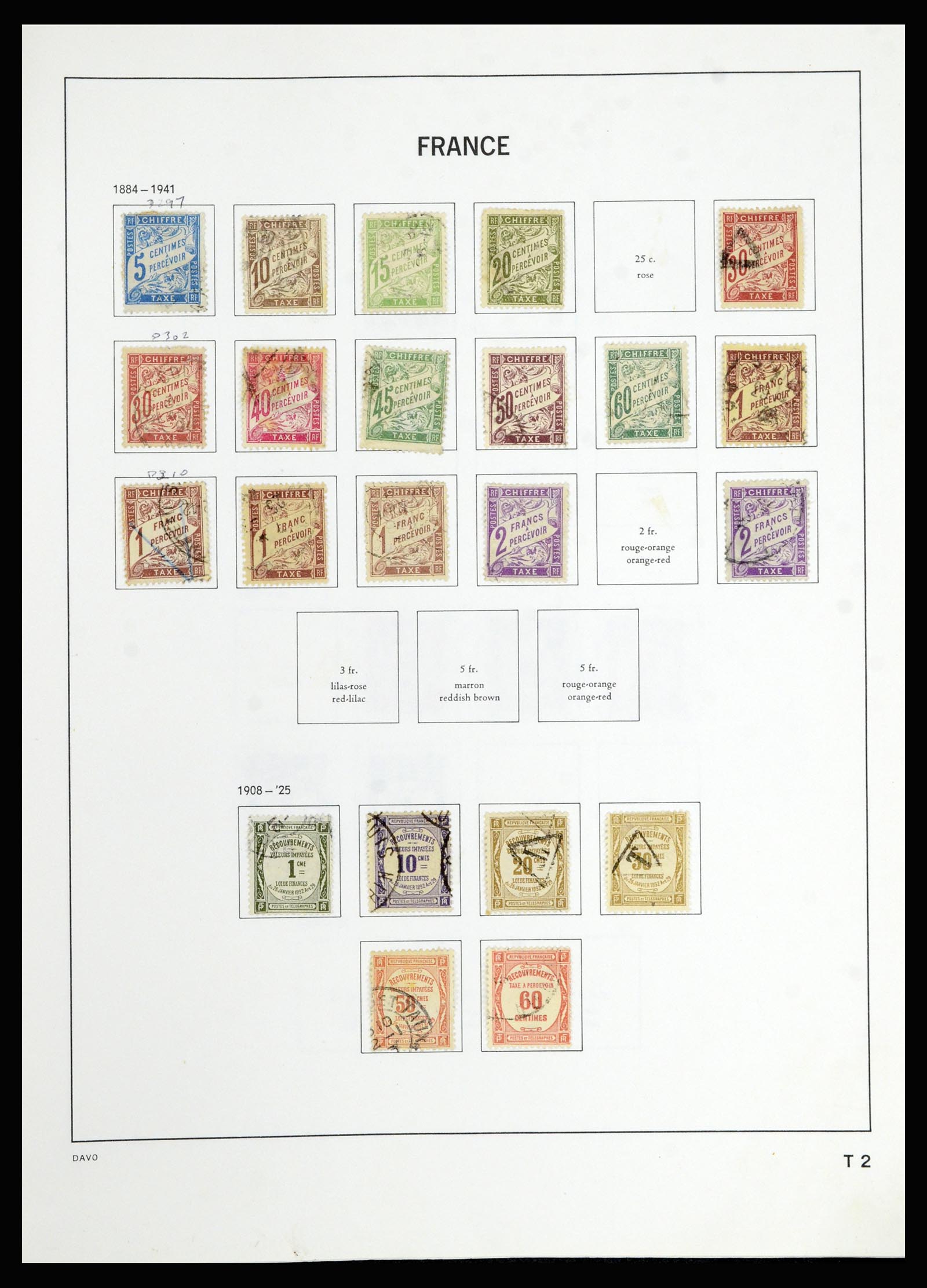 37089 349 - Postzegelverzameling 37089 Frankrijk 1863-2002.