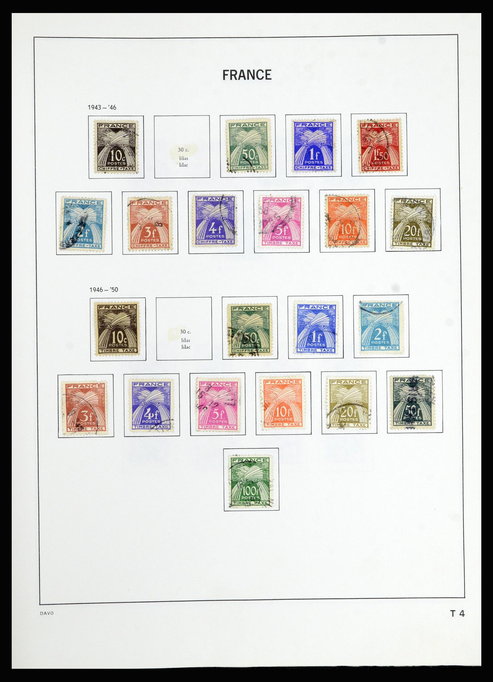 37089 351 - Postzegelverzameling 37089 Frankrijk 1863-2002.