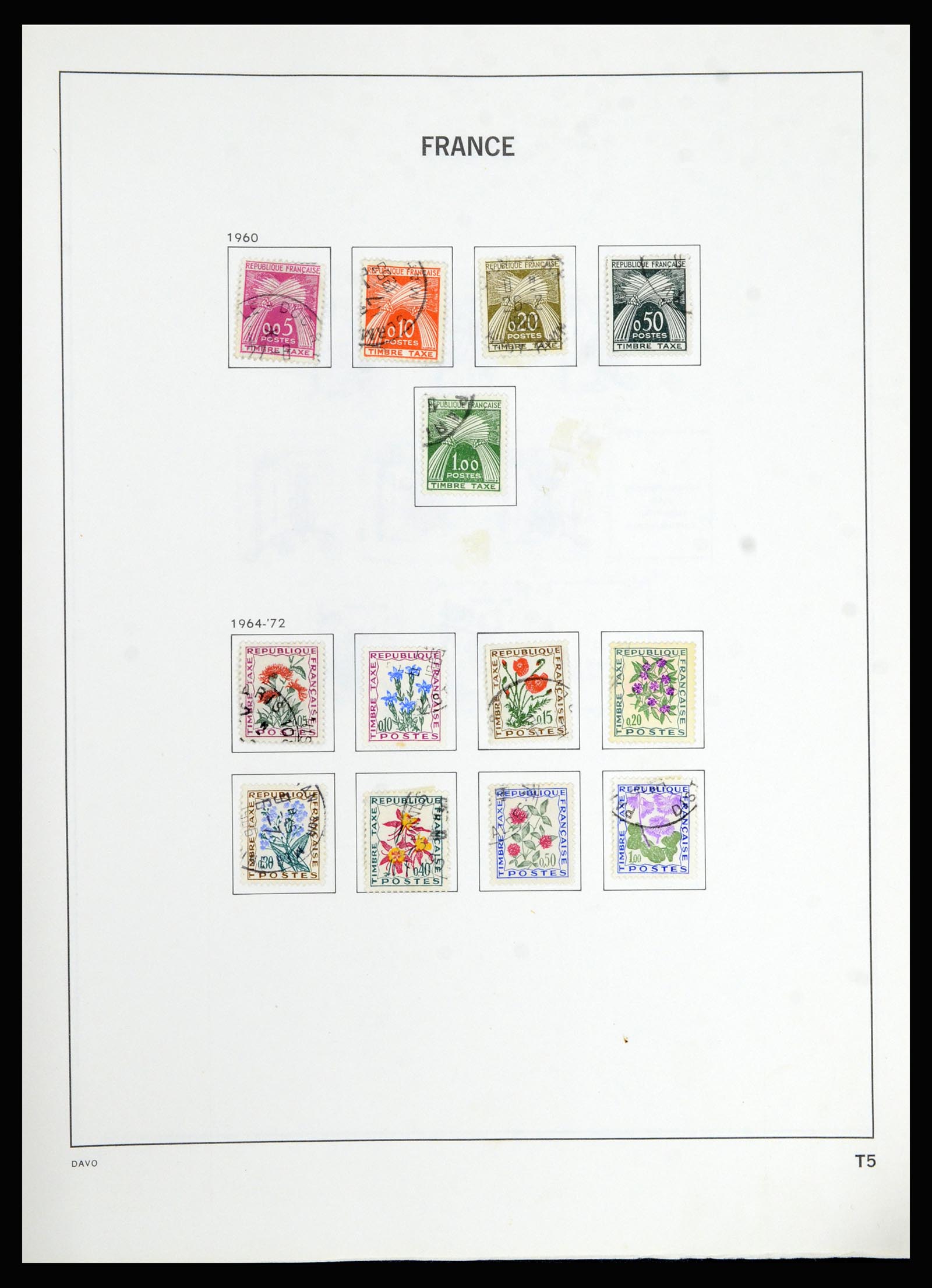 37089 352 - Postzegelverzameling 37089 Frankrijk 1863-2002.