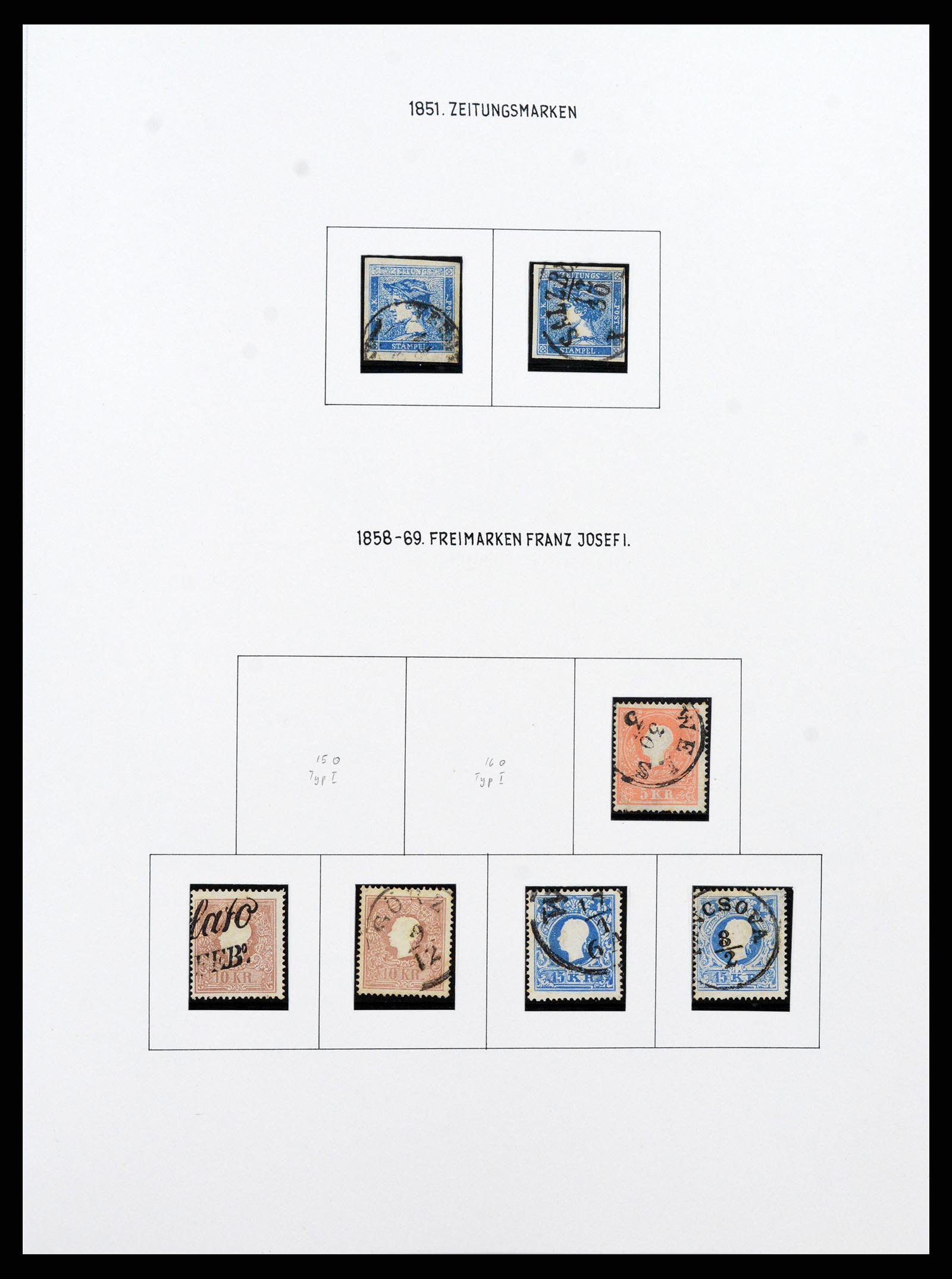 37090 014 - Postzegelverzameling 37090 Oostenrijk supercollectie 1850-1947.