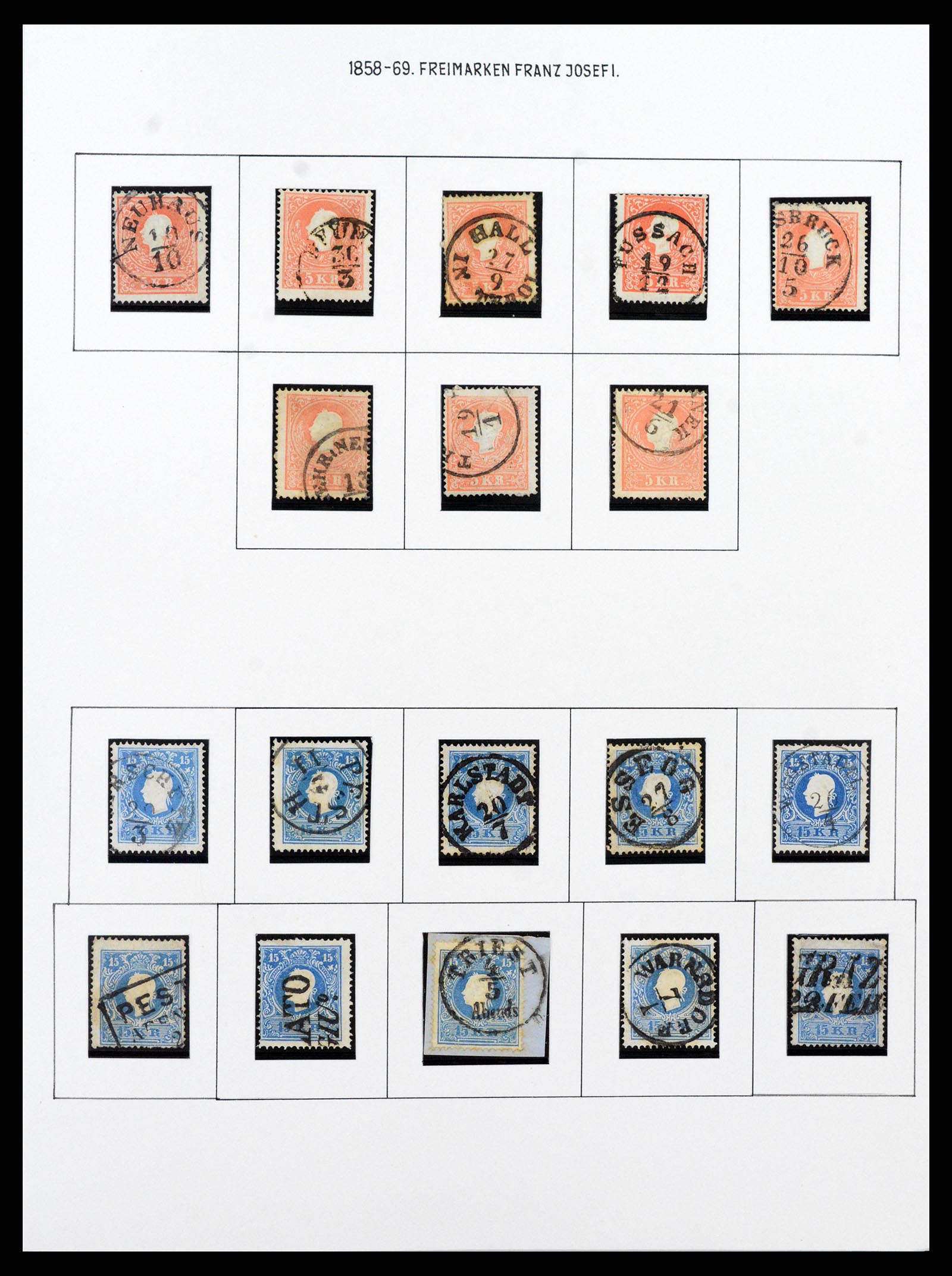 37090 015 - Stamp collection 37090 Austria supercollection 1850-1947.