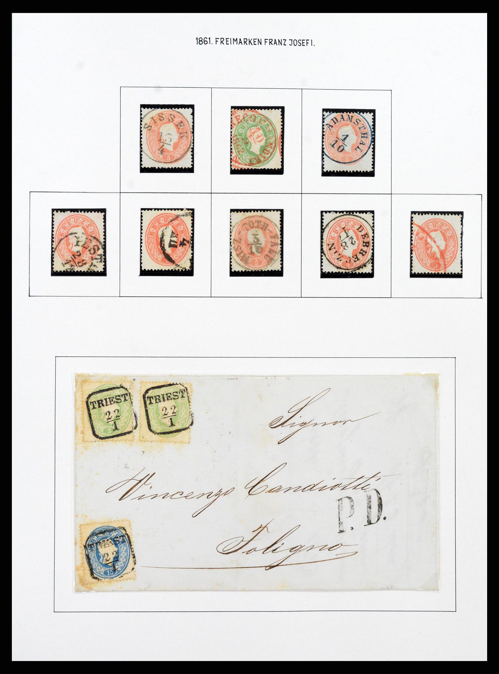37090 023 - Postzegelverzameling 37090 Oostenrijk supercollectie 1850-1947.