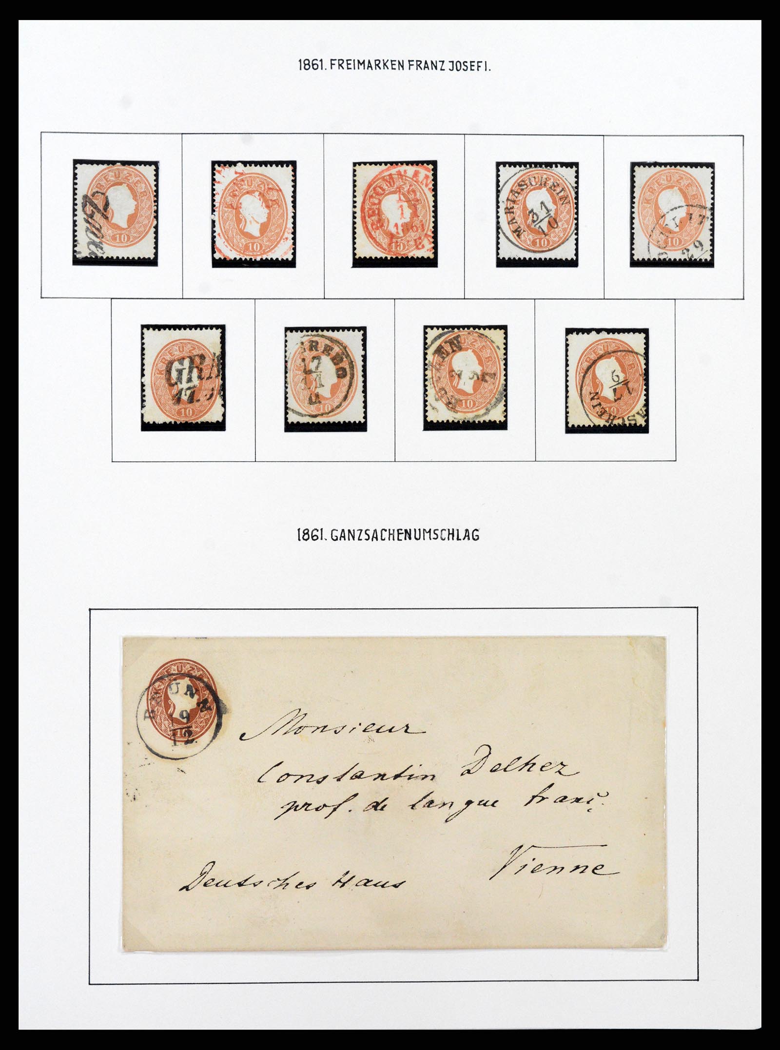 37090 024 - Stamp collection 37090 Austria supercollection 1850-1947.