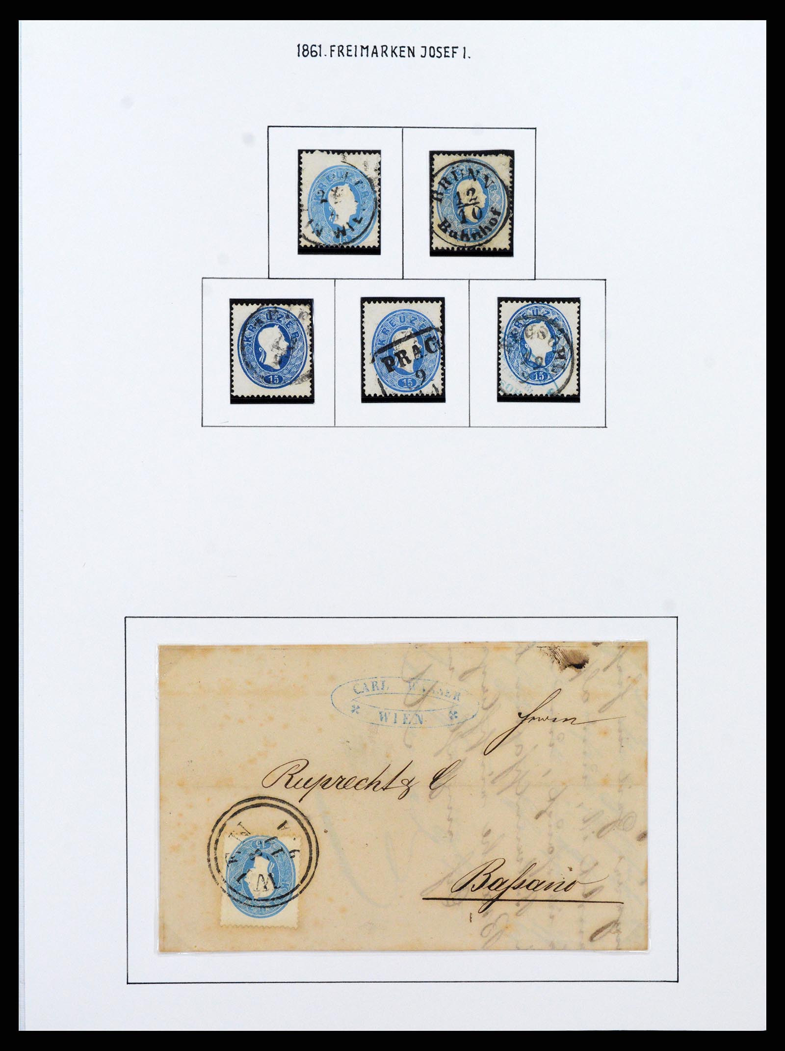 37090 025 - Postzegelverzameling 37090 Oostenrijk supercollectie 1850-1947.