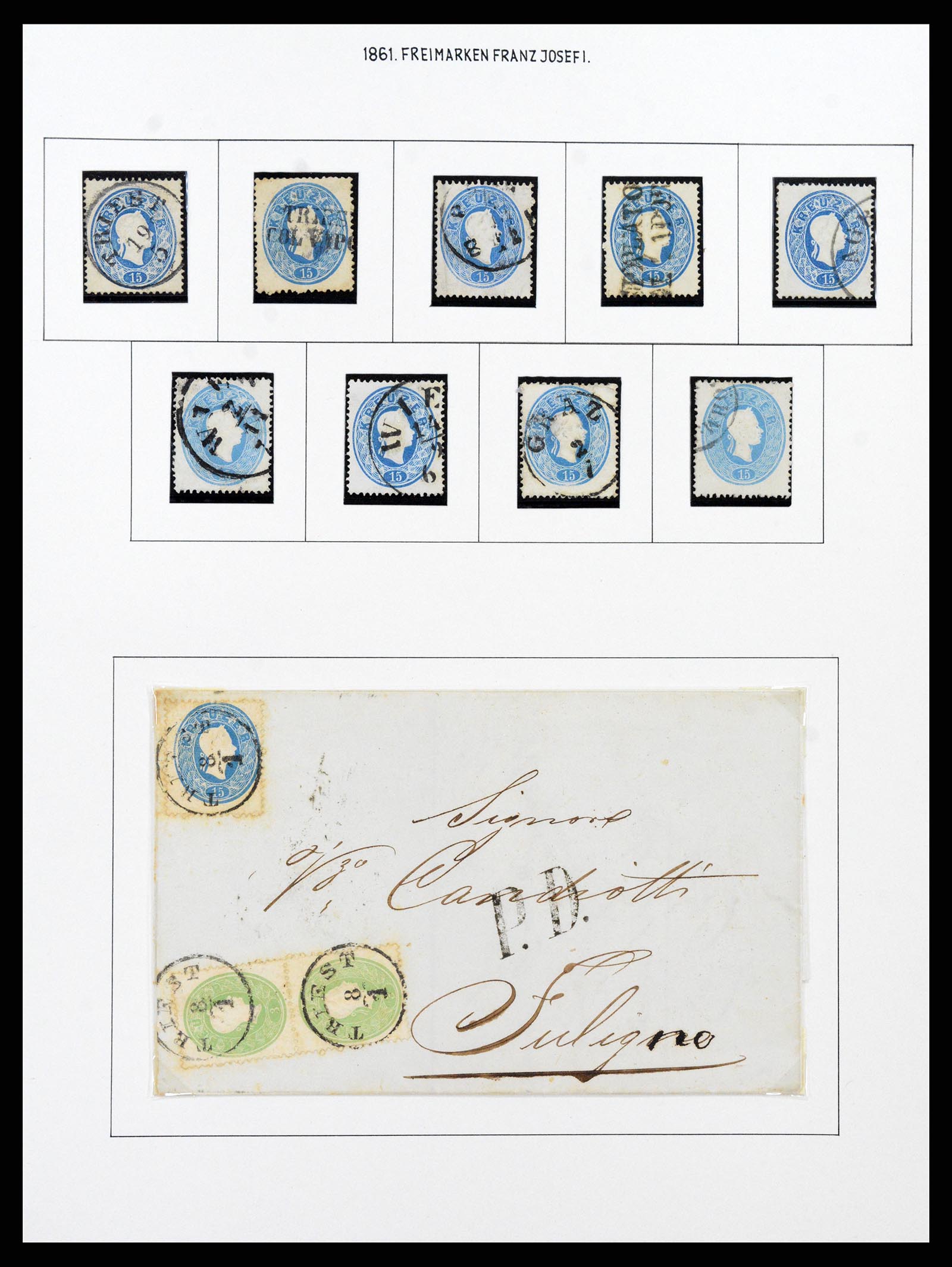 37090 026 - Postzegelverzameling 37090 Oostenrijk supercollectie 1850-1947.