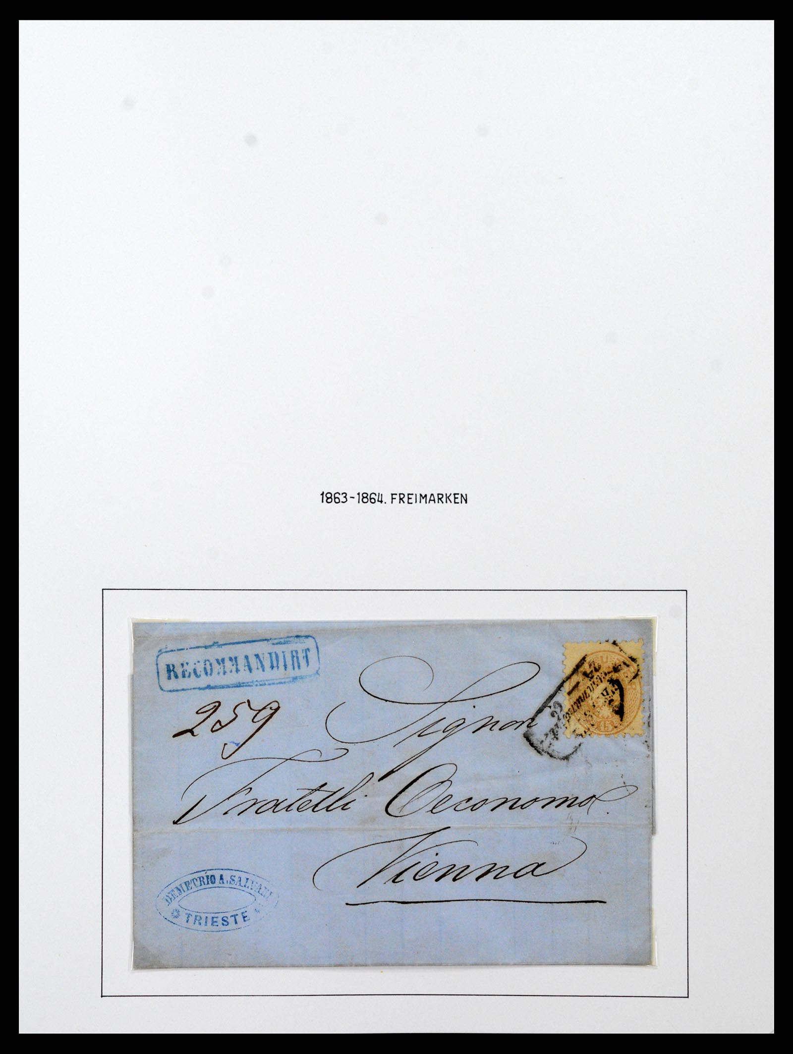37090 030 - Postzegelverzameling 37090 Oostenrijk supercollectie 1850-1947.