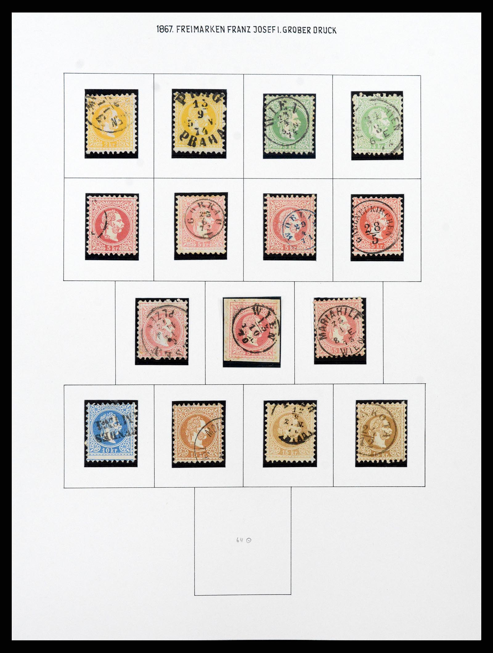 37090 032 - Stamp collection 37090 Austria supercollection 1850-1947.