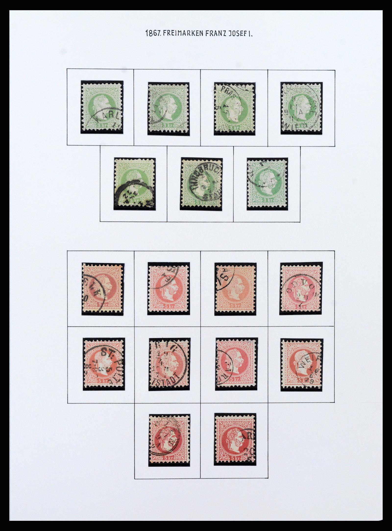 37090 042 - Stamp collection 37090 Austria supercollection 1850-1947.