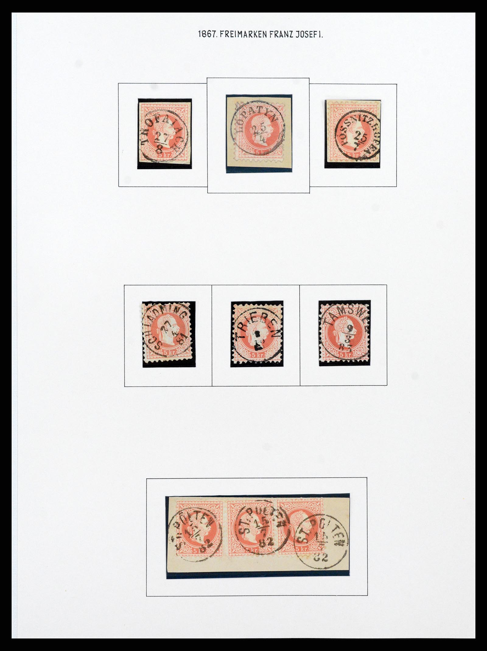 37090 044 - Postzegelverzameling 37090 Oostenrijk supercollectie 1850-1947.