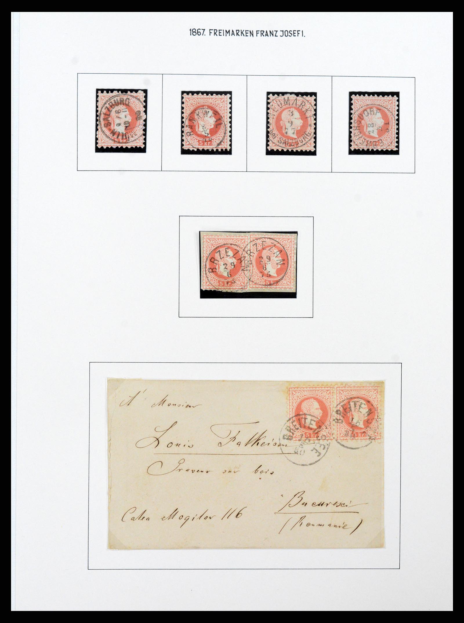 37090 049 - Postzegelverzameling 37090 Oostenrijk supercollectie 1850-1947.