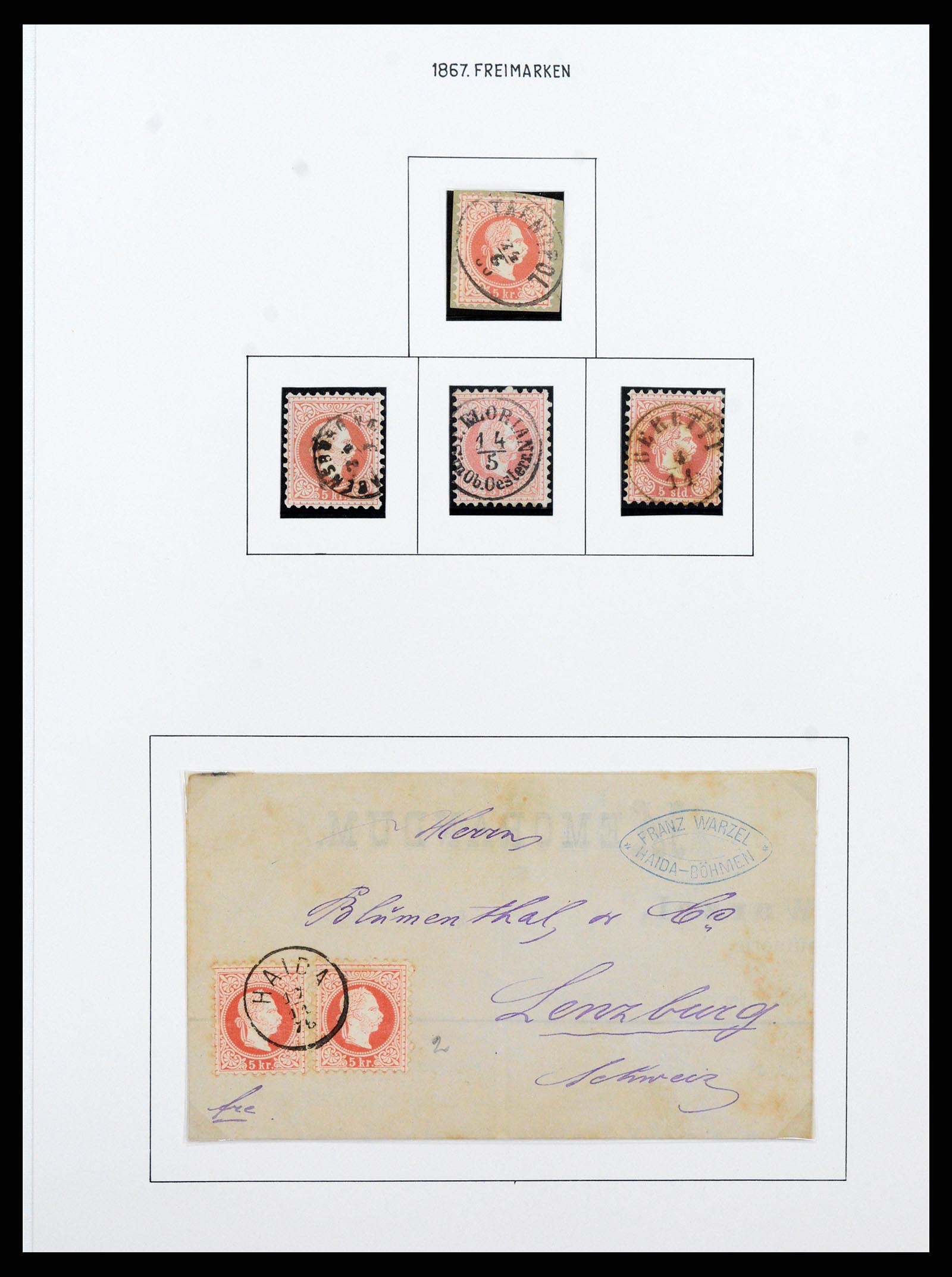 37090 050 - Postzegelverzameling 37090 Oostenrijk supercollectie 1850-1947.