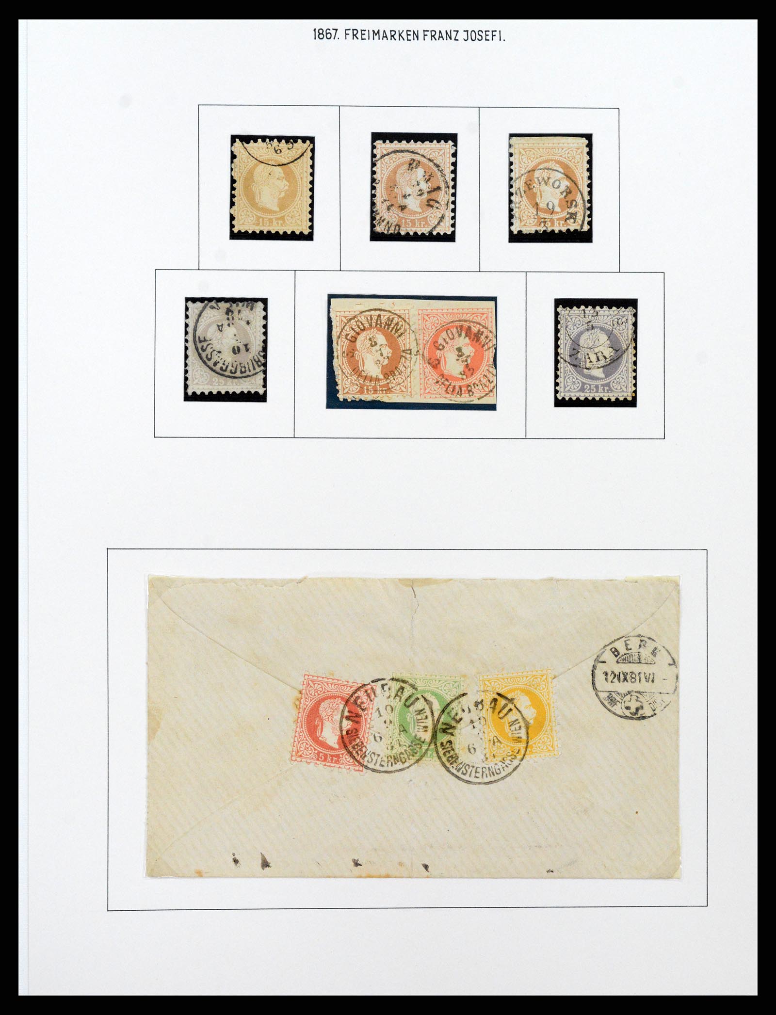 37090 060 - Stamp collection 37090 Austria supercollection 1850-1947.