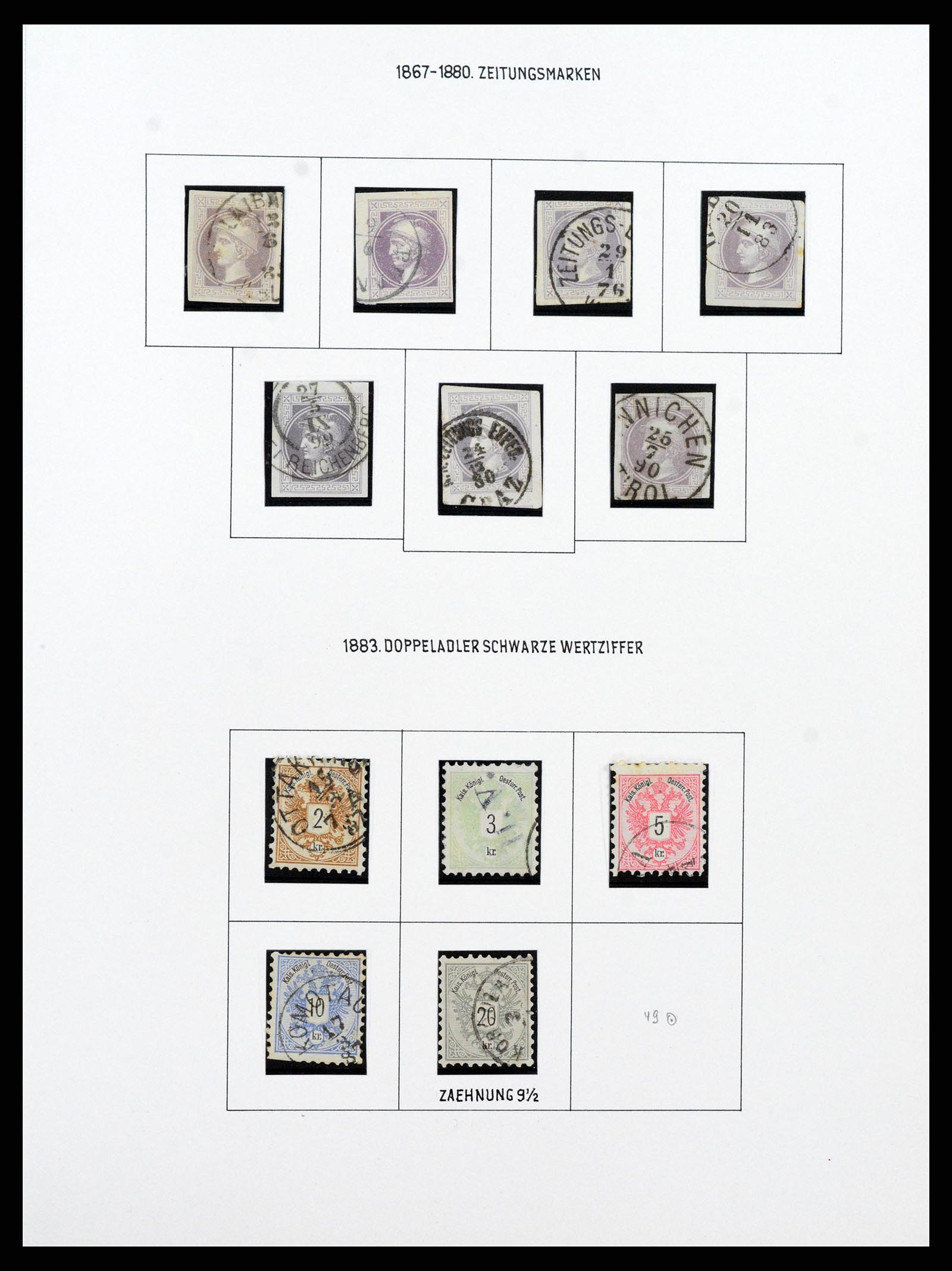 37090 069 - Postzegelverzameling 37090 Oostenrijk supercollectie 1850-1947.