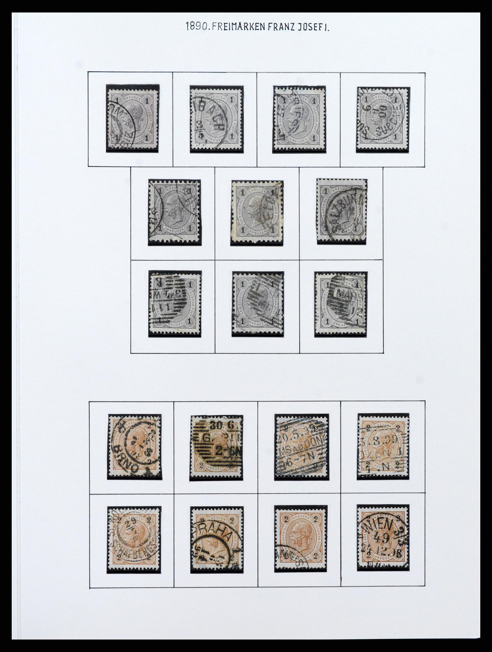 37090 081 - Postzegelverzameling 37090 Oostenrijk supercollectie 1850-1947.