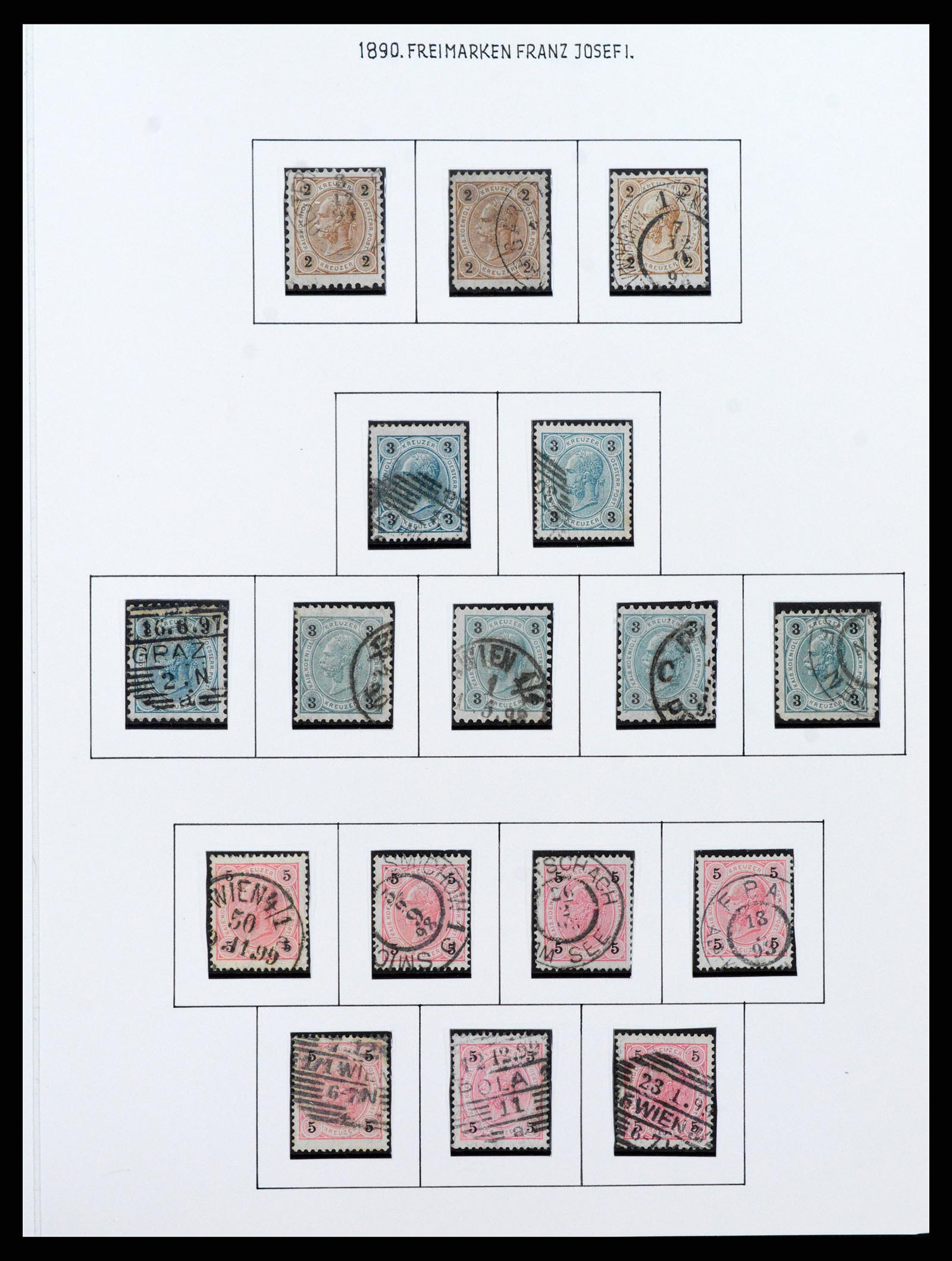 37090 082 - Postzegelverzameling 37090 Oostenrijk supercollectie 1850-1947.