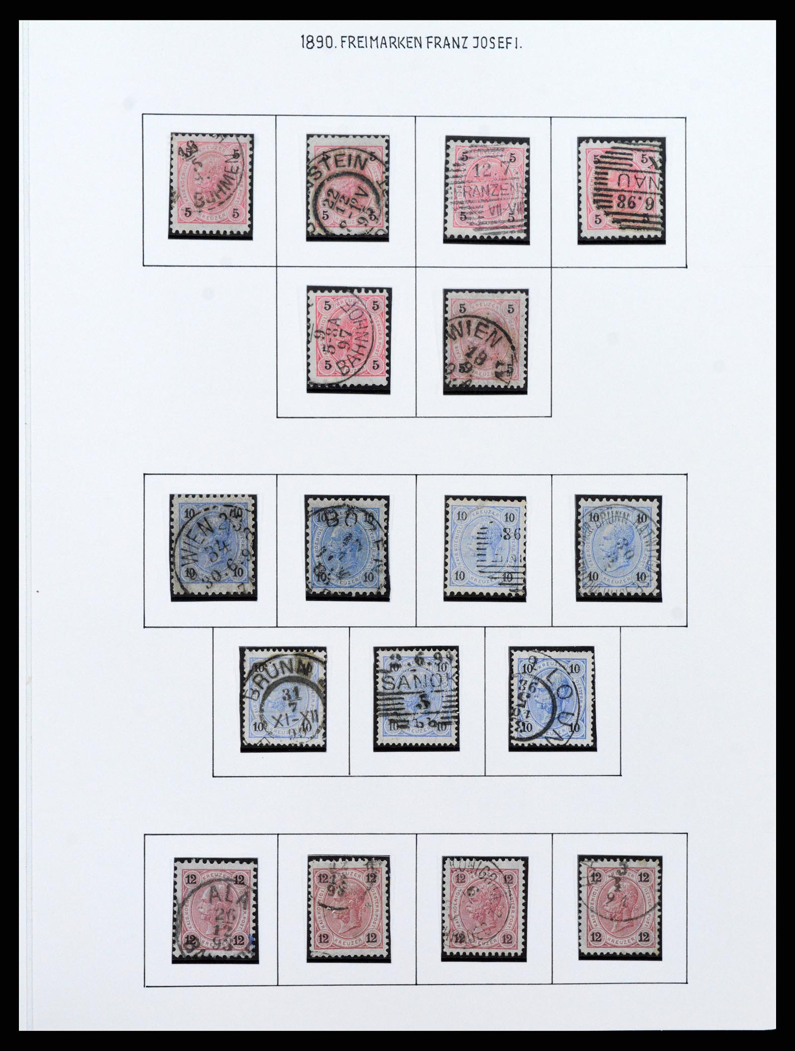 37090 083 - Postzegelverzameling 37090 Oostenrijk supercollectie 1850-1947.