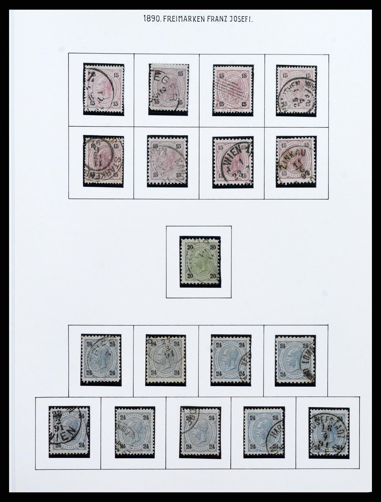 37090 084 - Postzegelverzameling 37090 Oostenrijk supercollectie 1850-1947.
