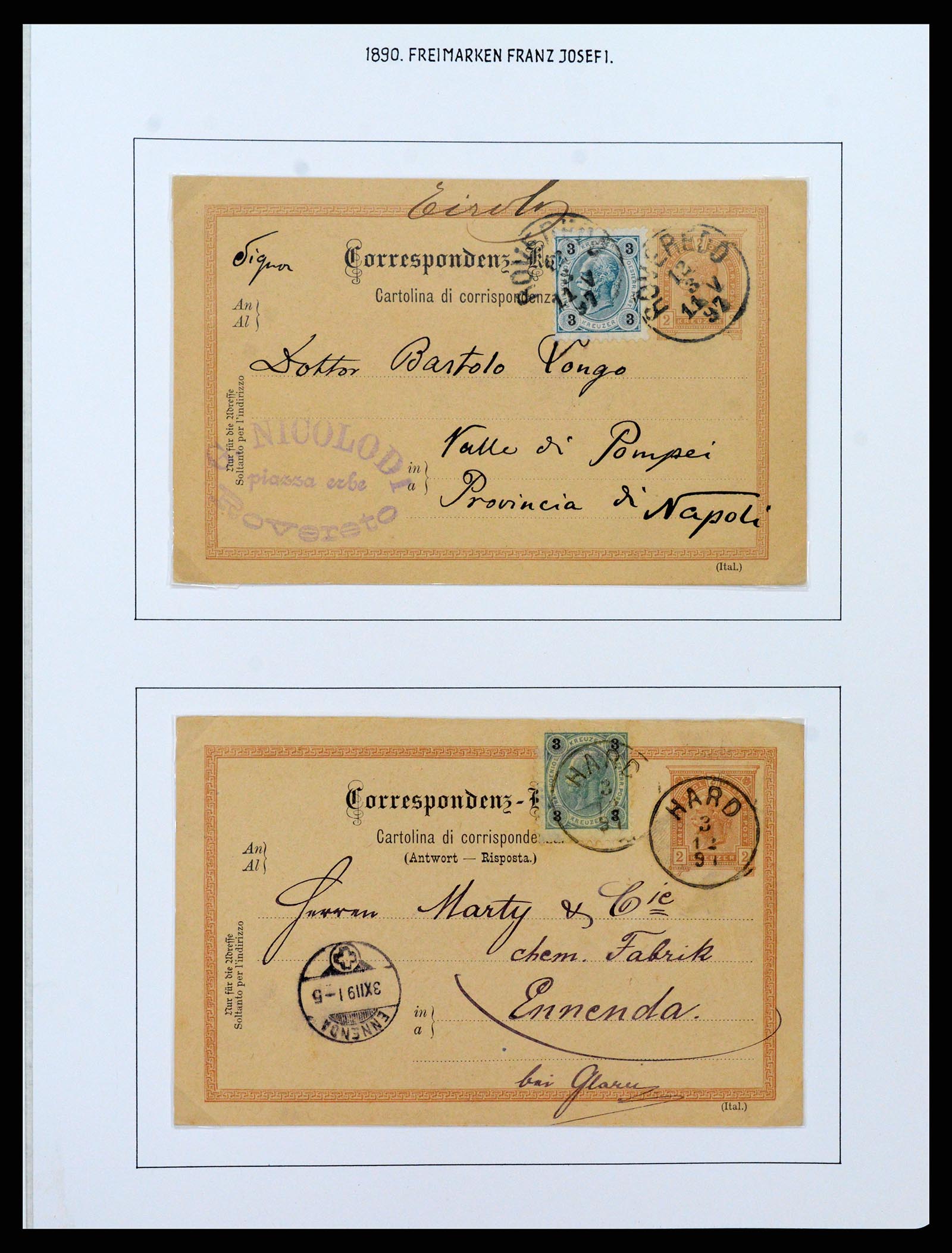 37090 092 - Postzegelverzameling 37090 Oostenrijk supercollectie 1850-1947.
