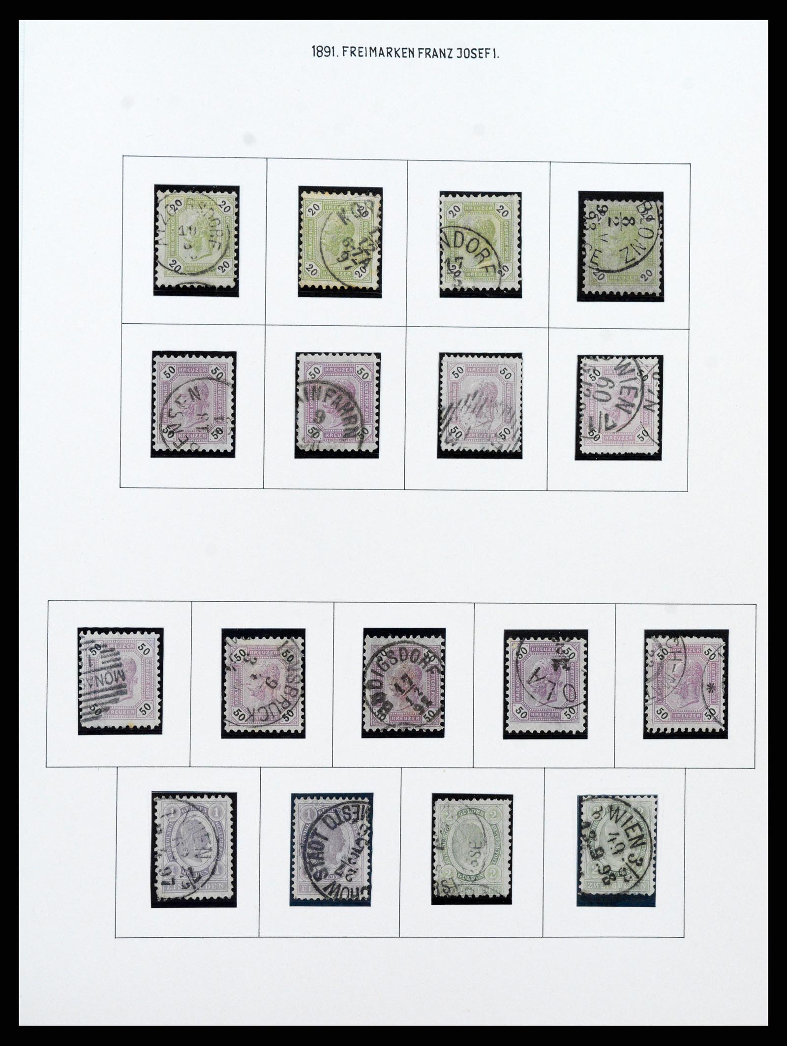 37090 095 - Postzegelverzameling 37090 Oostenrijk supercollectie 1850-1947.