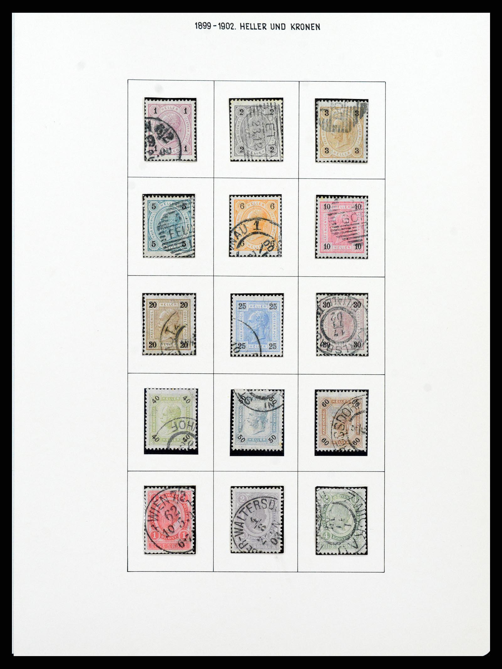 37090 097 - Postzegelverzameling 37090 Oostenrijk supercollectie 1850-1947.