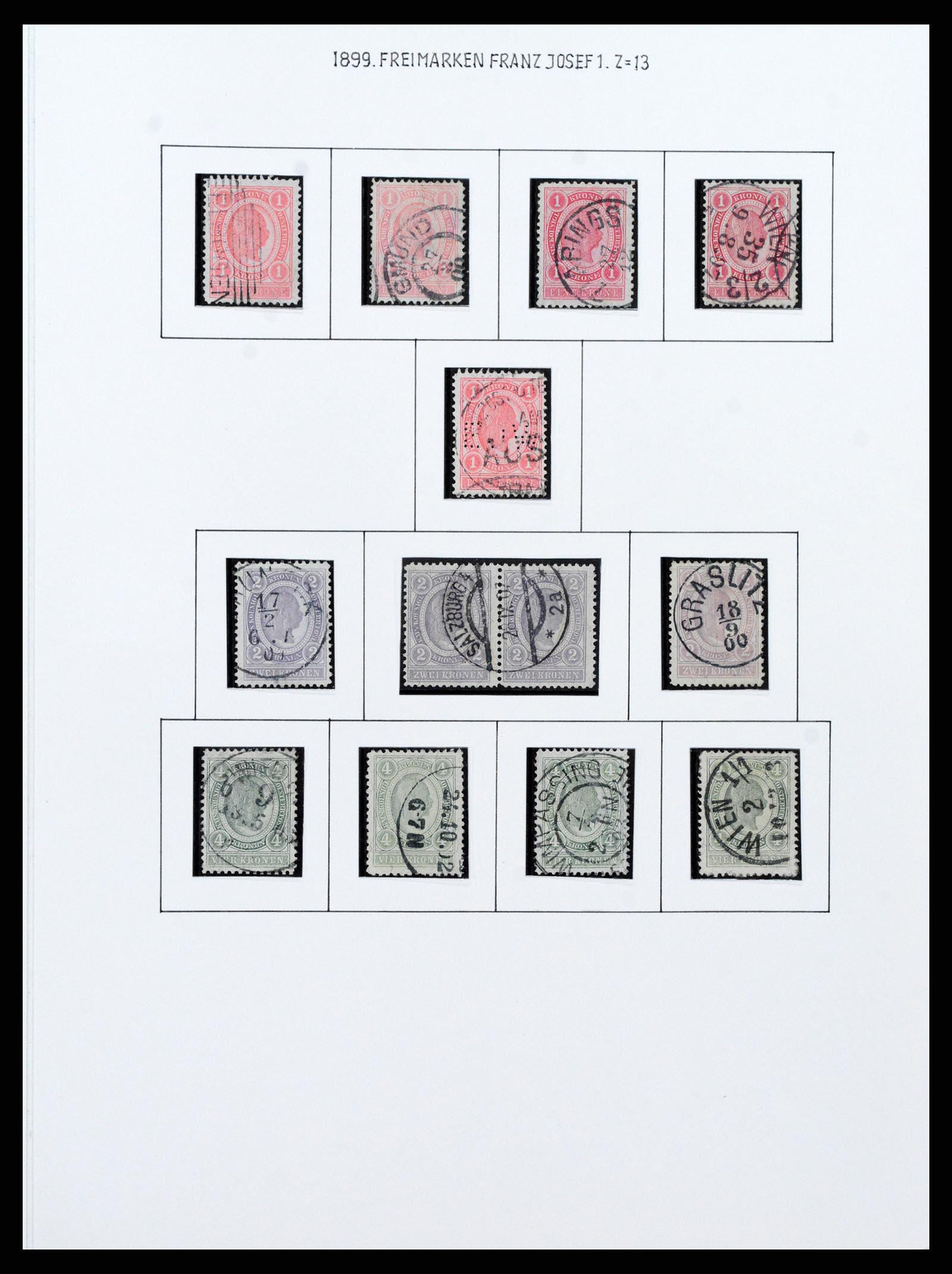 37090 100 - Postzegelverzameling 37090 Oostenrijk supercollectie 1850-1947.