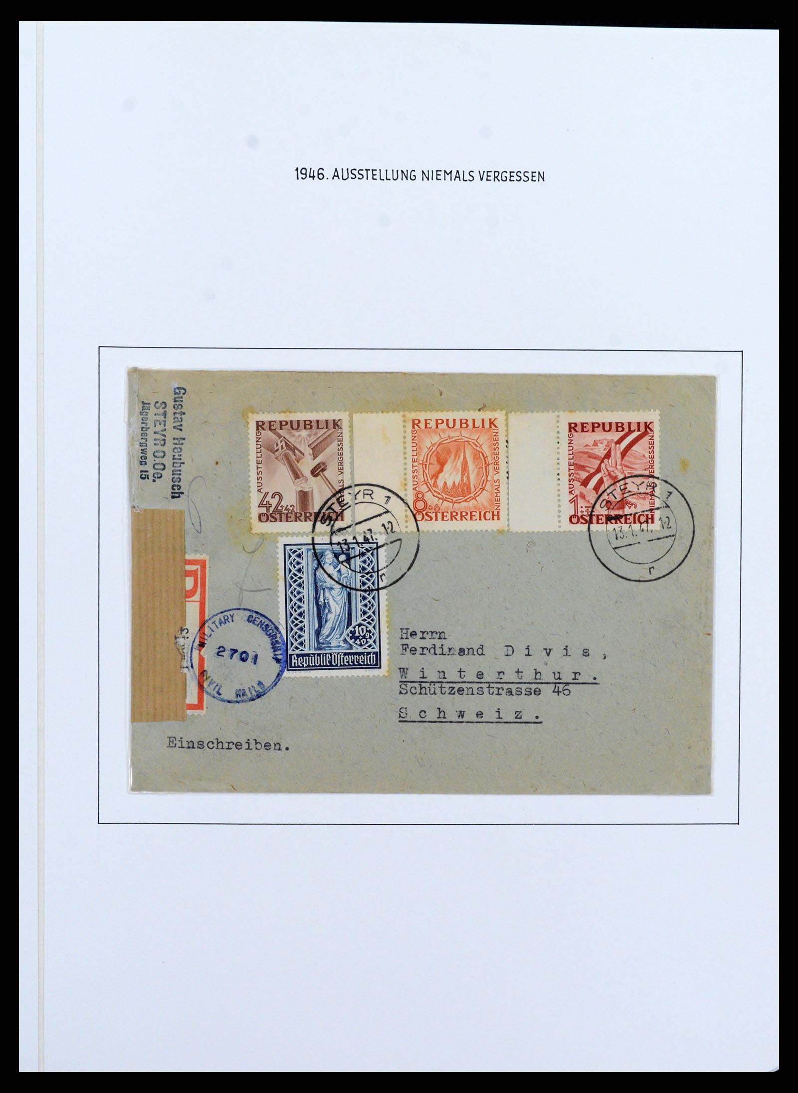 37090 578 - Postzegelverzameling 37090 Oostenrijk supercollectie 1850-1947.