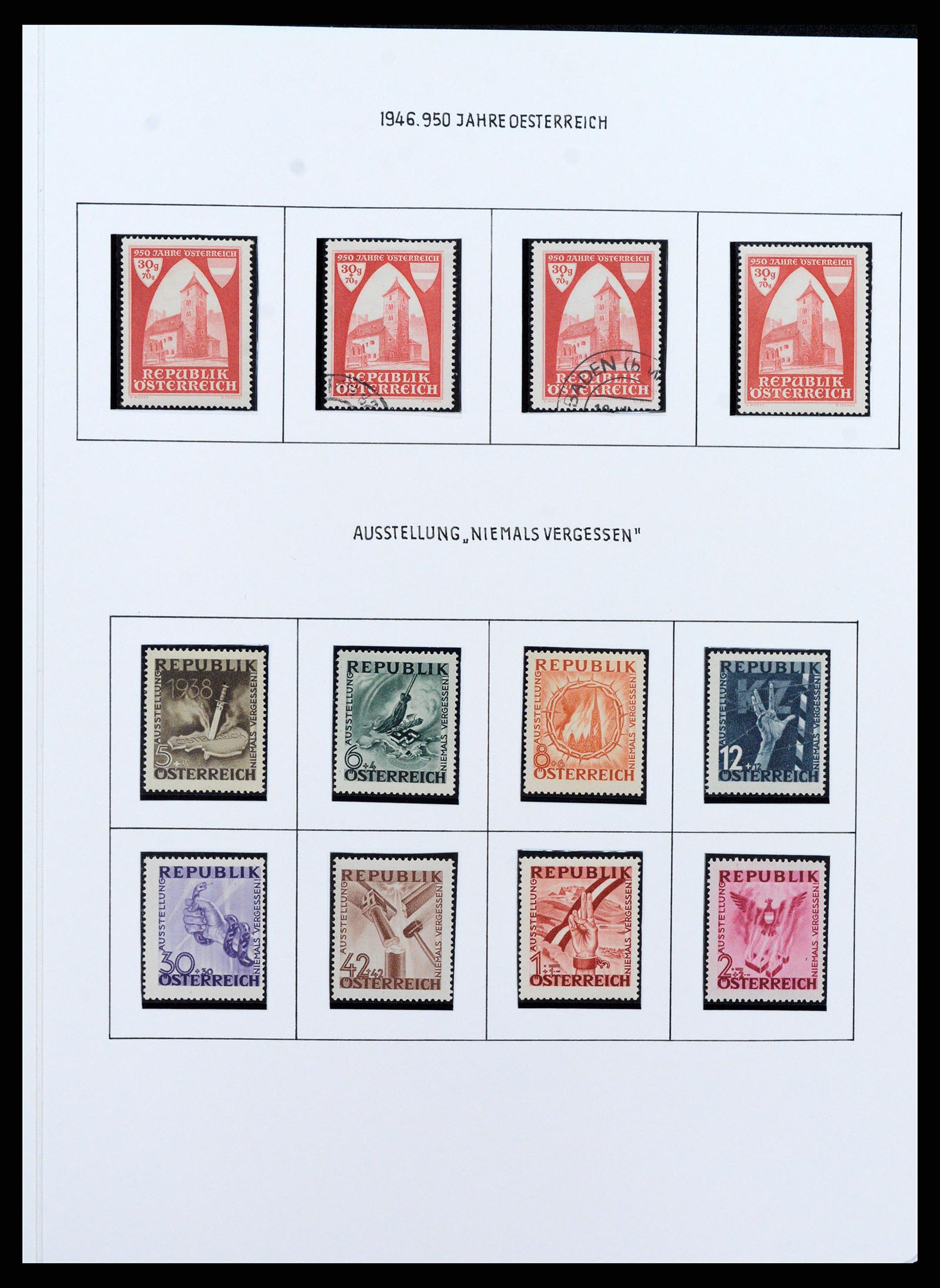 37090 580 - Postzegelverzameling 37090 Oostenrijk supercollectie 1850-1947.