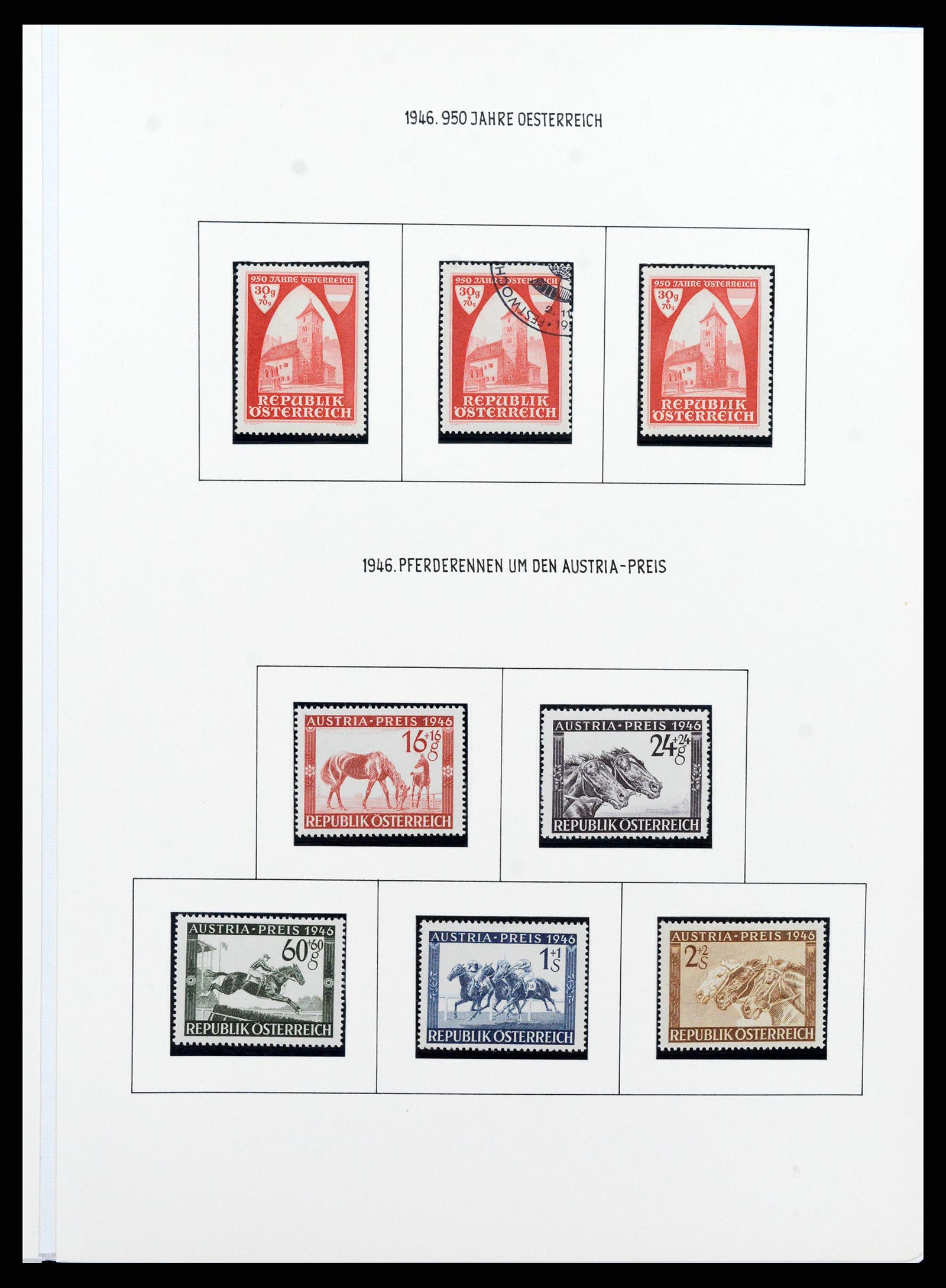 37090 583 - Stamp collection 37090 Austria supercollection 1850-1947.