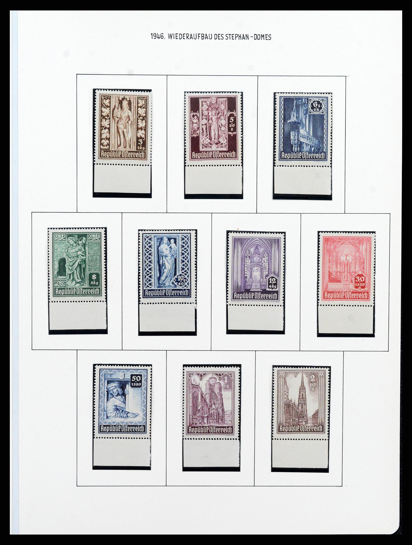 37090 586 - Postzegelverzameling 37090 Oostenrijk supercollectie 1850-1947.