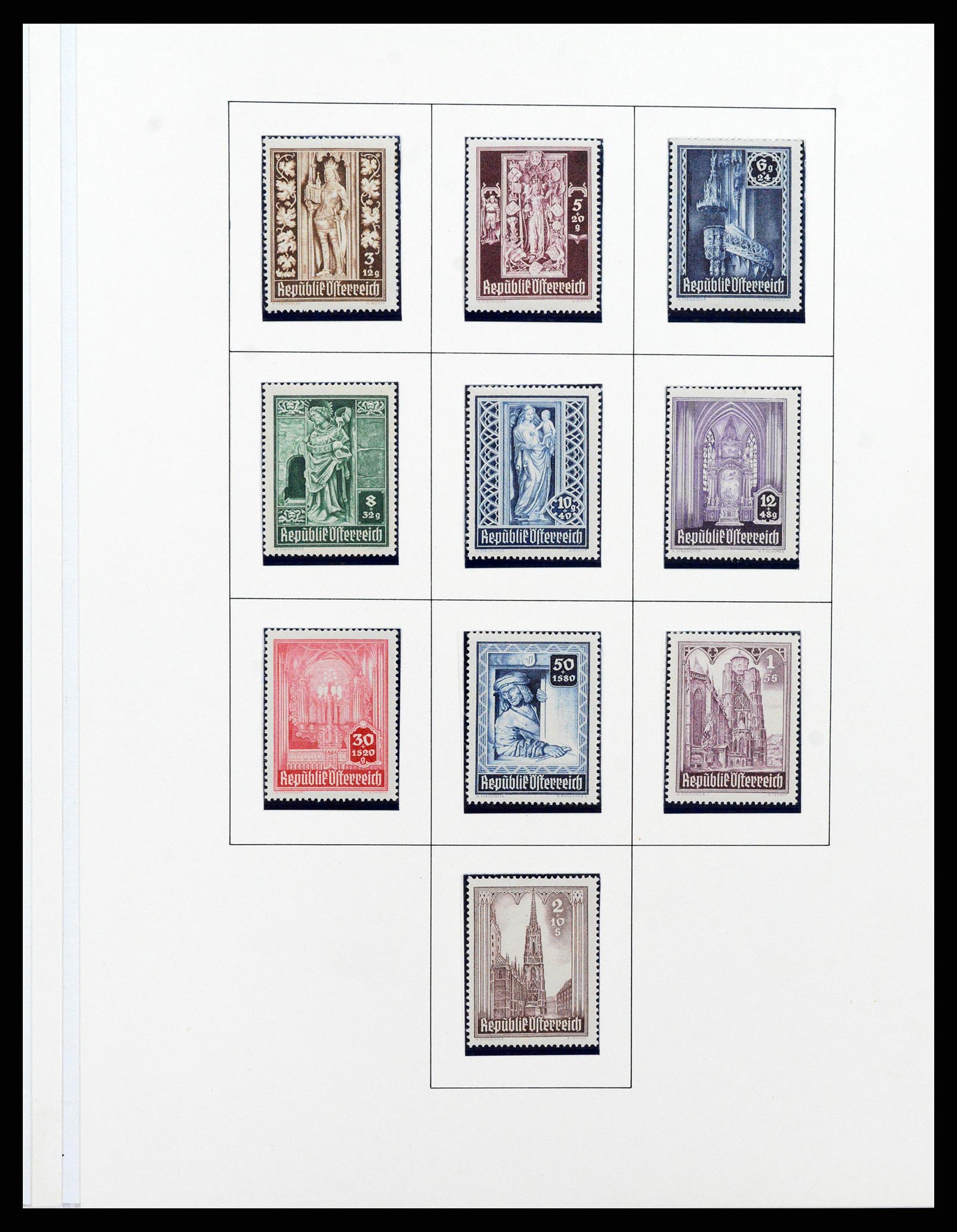 37090 587 - Stamp collection 37090 Austria supercollection 1850-1947.