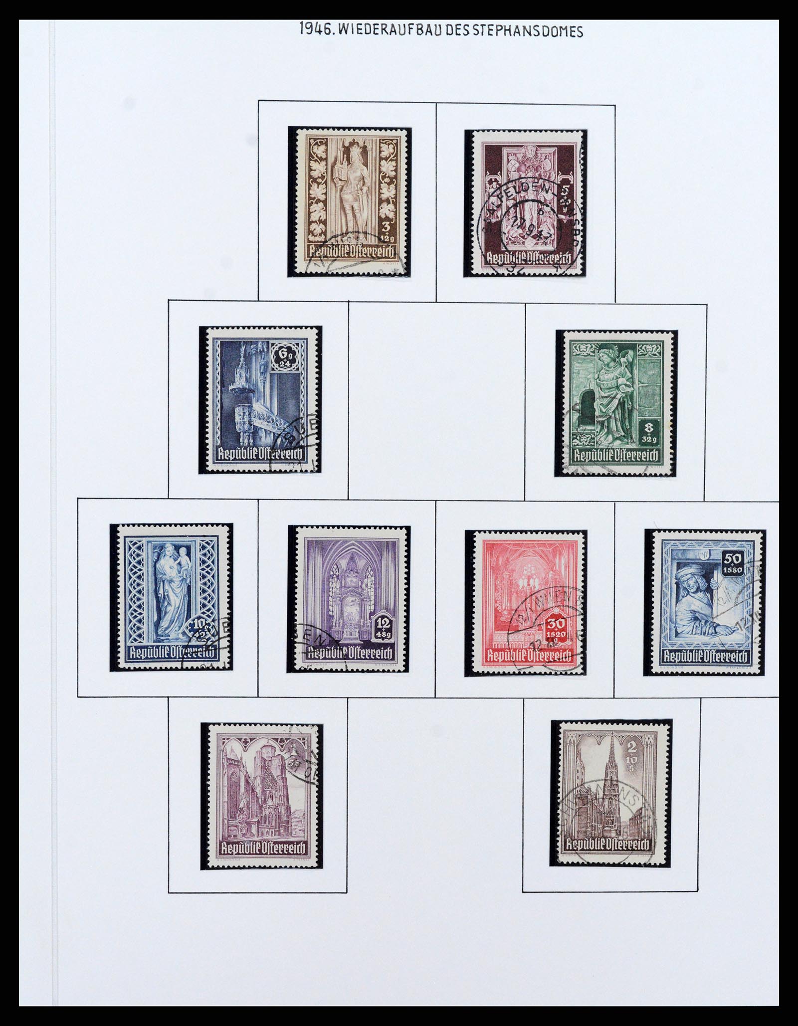37090 588 - Postzegelverzameling 37090 Oostenrijk supercollectie 1850-1947.