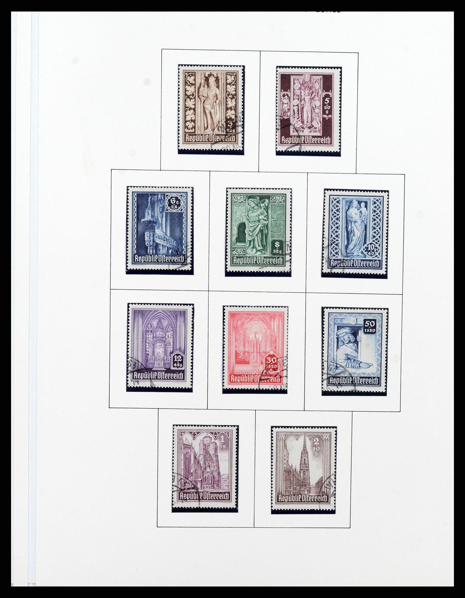 37090 589 - Postzegelverzameling 37090 Oostenrijk supercollectie 1850-1947.