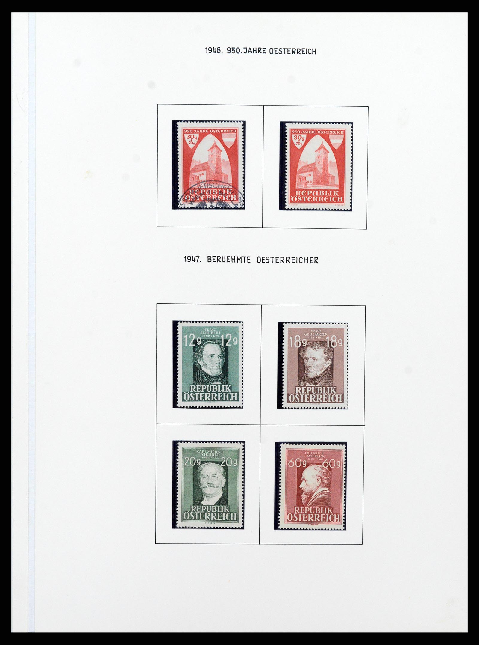 37090 592 - Stamp collection 37090 Austria supercollection 1850-1947.