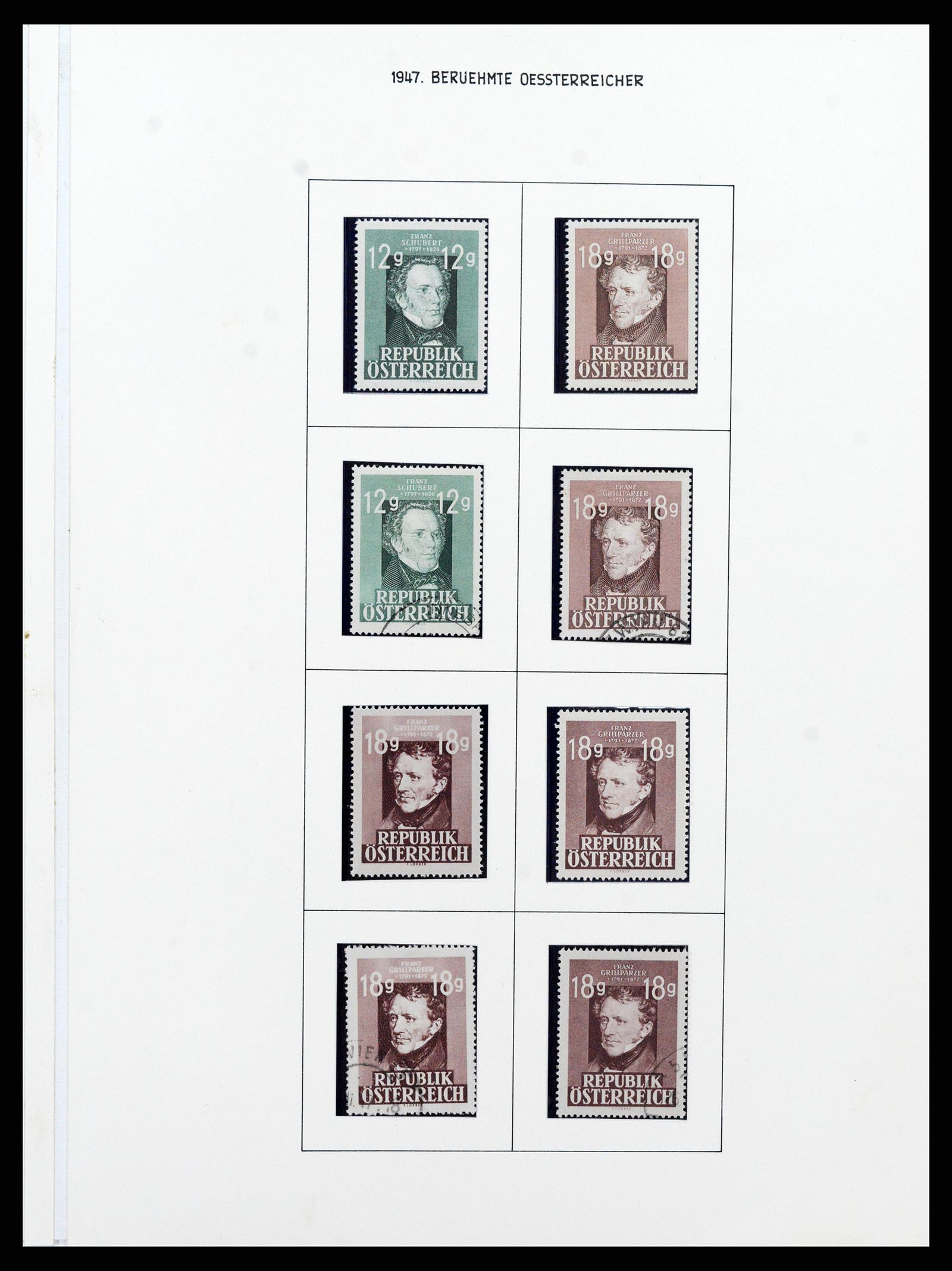 37090 593 - Postzegelverzameling 37090 Oostenrijk supercollectie 1850-1947.