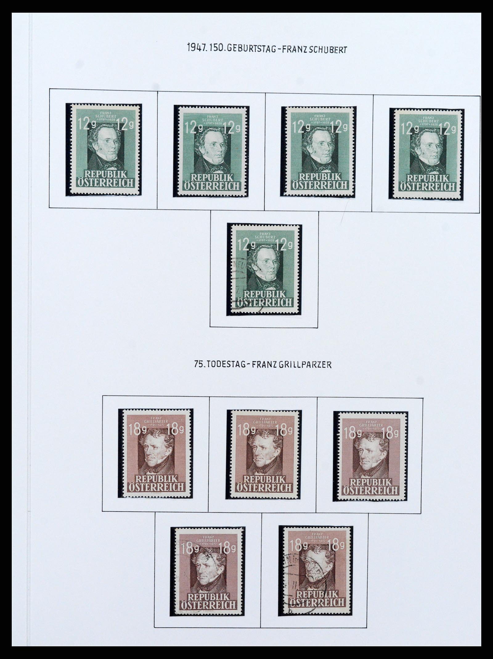 37090 594 - Stamp collection 37090 Austria supercollection 1850-1947.