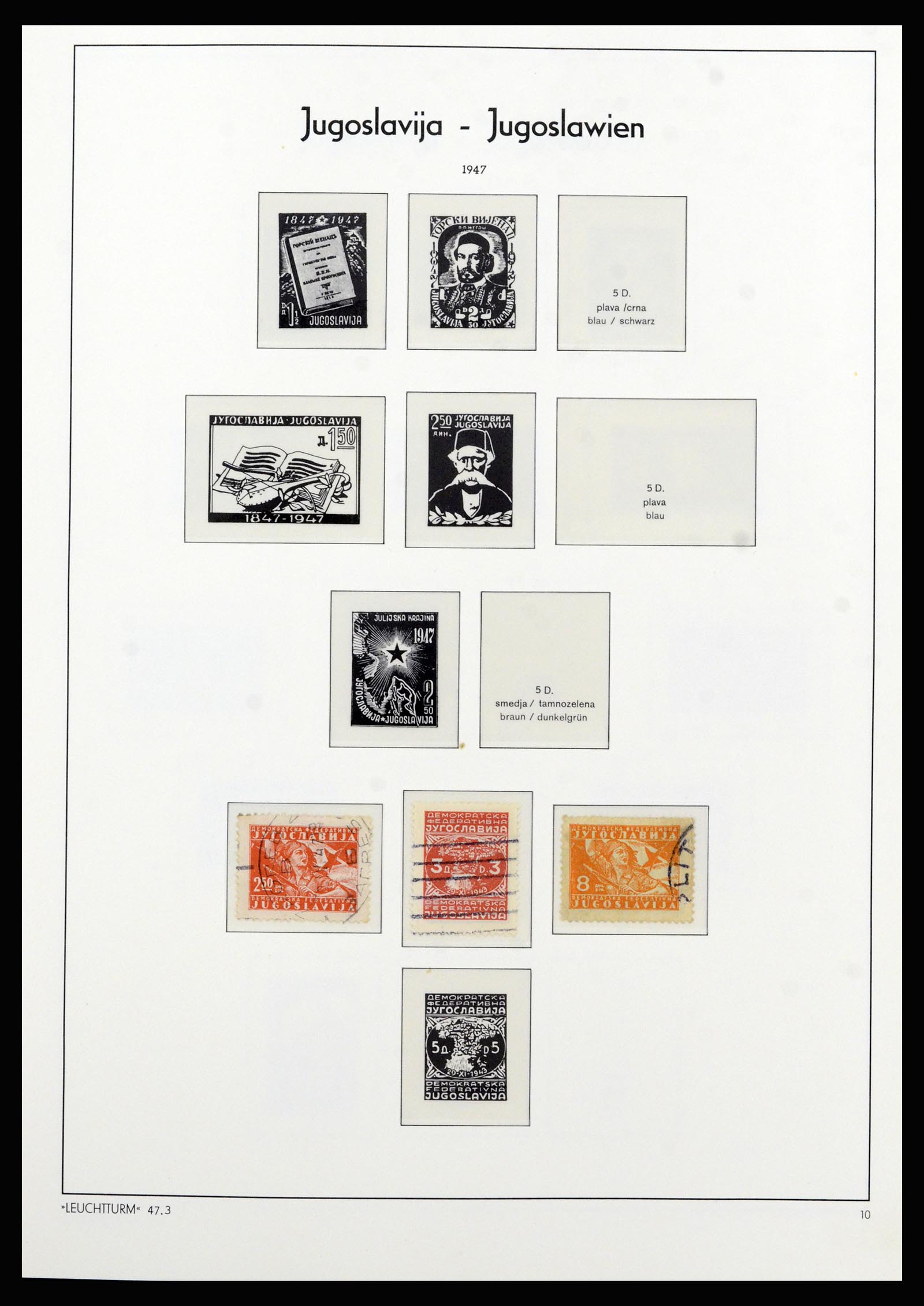 37091 006 - Postzegelverzameling 37091 Joegoslavië 1945-2001.