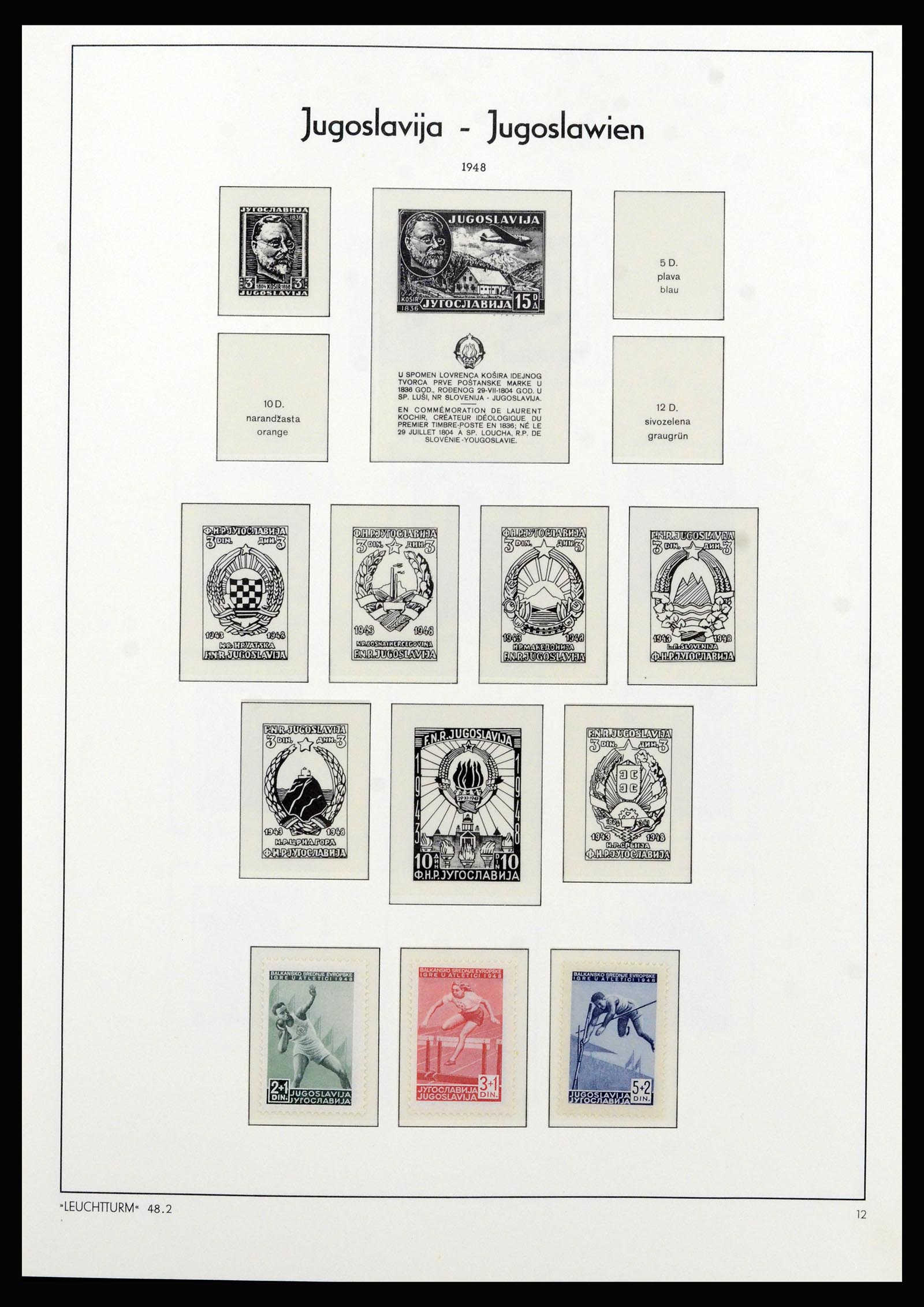 37091 008 - Postzegelverzameling 37091 Joegoslavië 1945-2001.