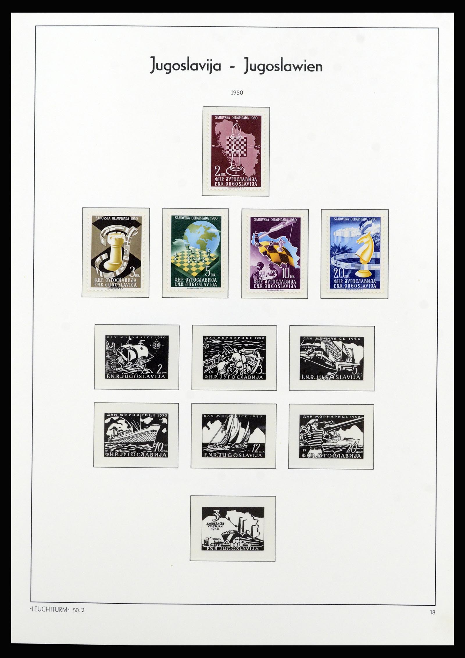 37091 011 - Postzegelverzameling 37091 Joegoslavië 1945-2001.