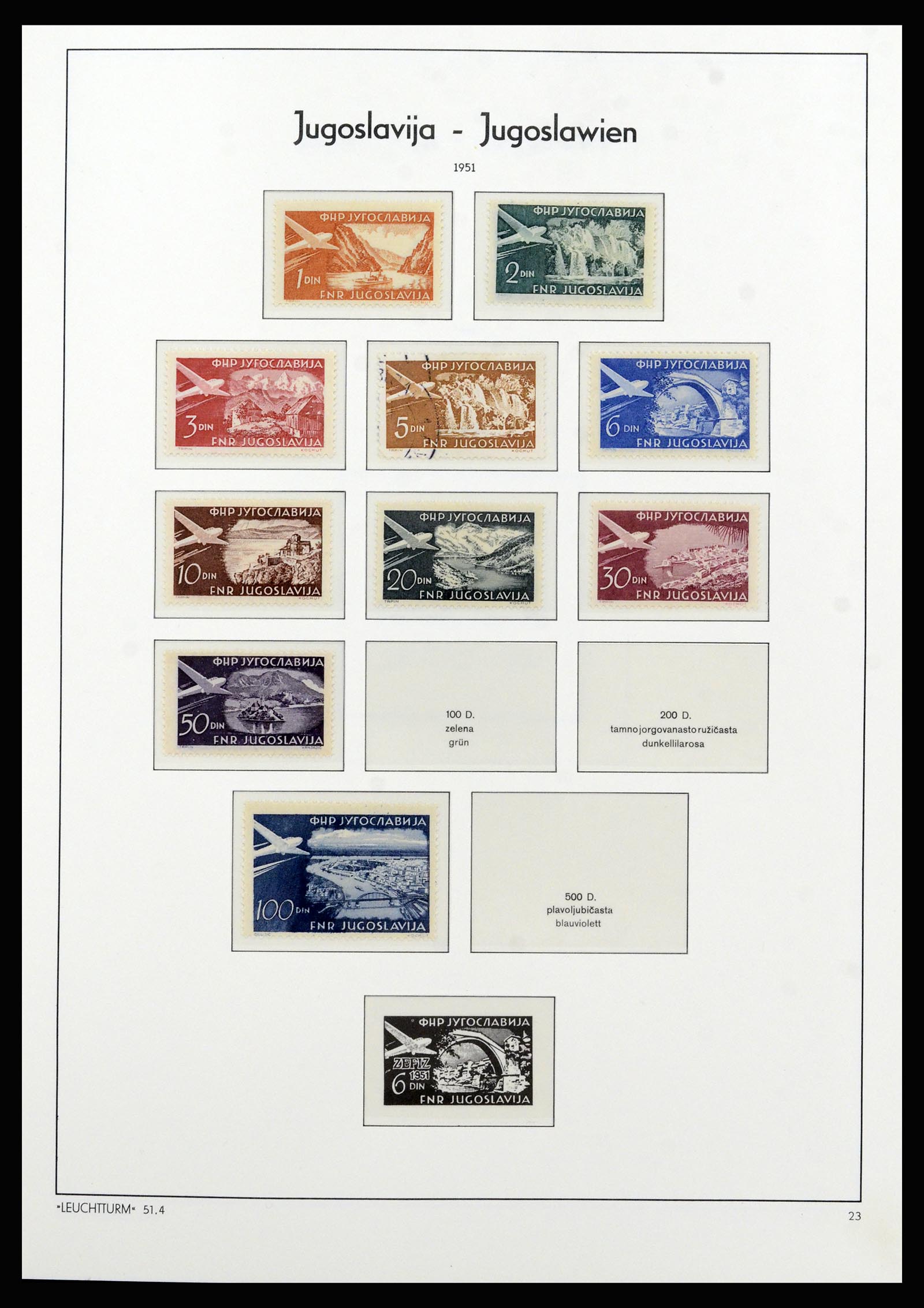 37091 015 - Postzegelverzameling 37091 Joegoslavië 1945-2001.