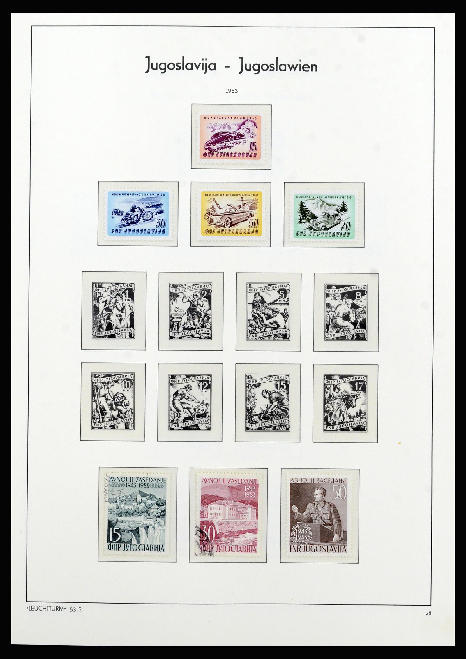 37091 018 - Postzegelverzameling 37091 Joegoslavië 1945-2001.