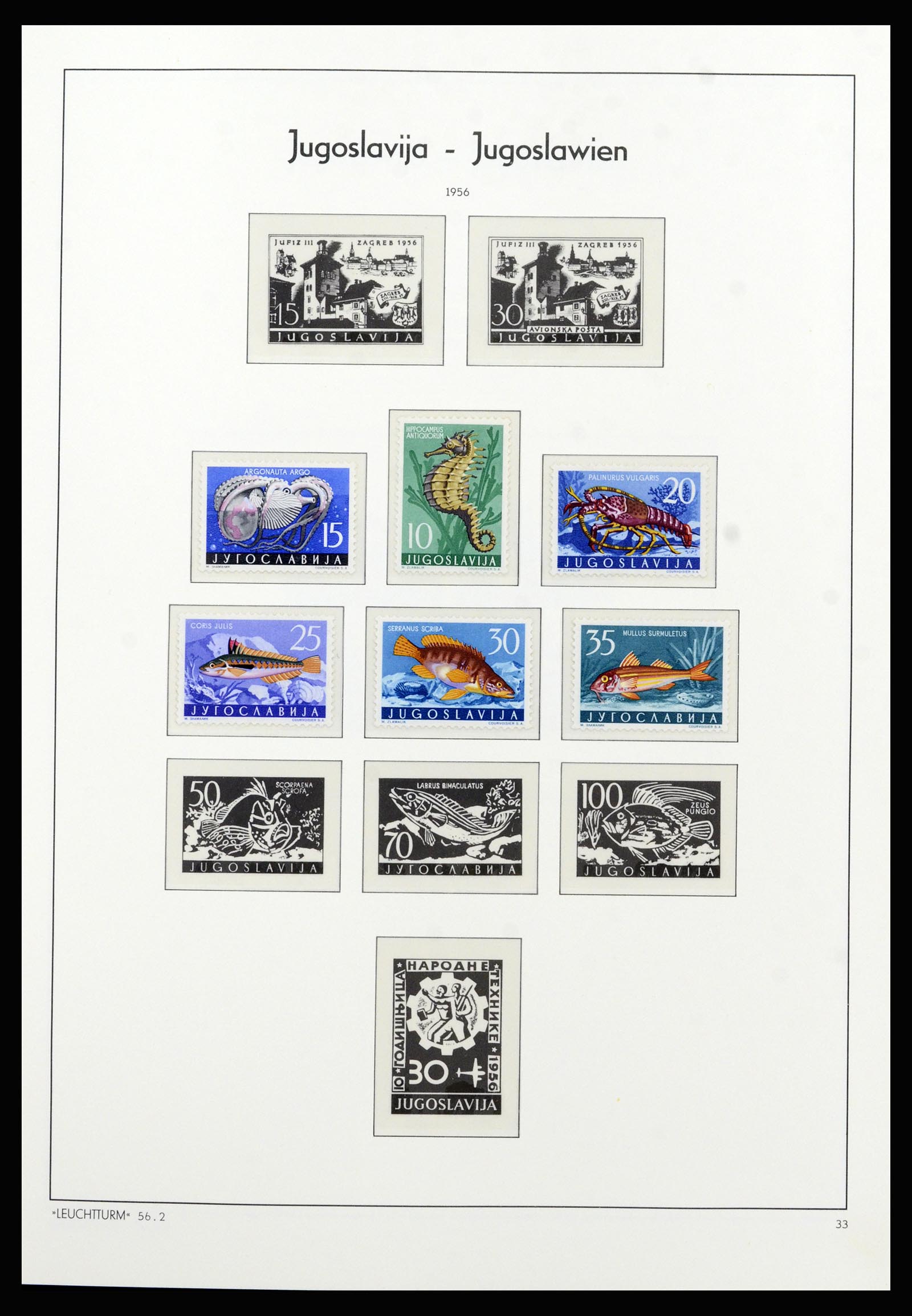 37091 022 - Postzegelverzameling 37091 Joegoslavië 1945-2001.