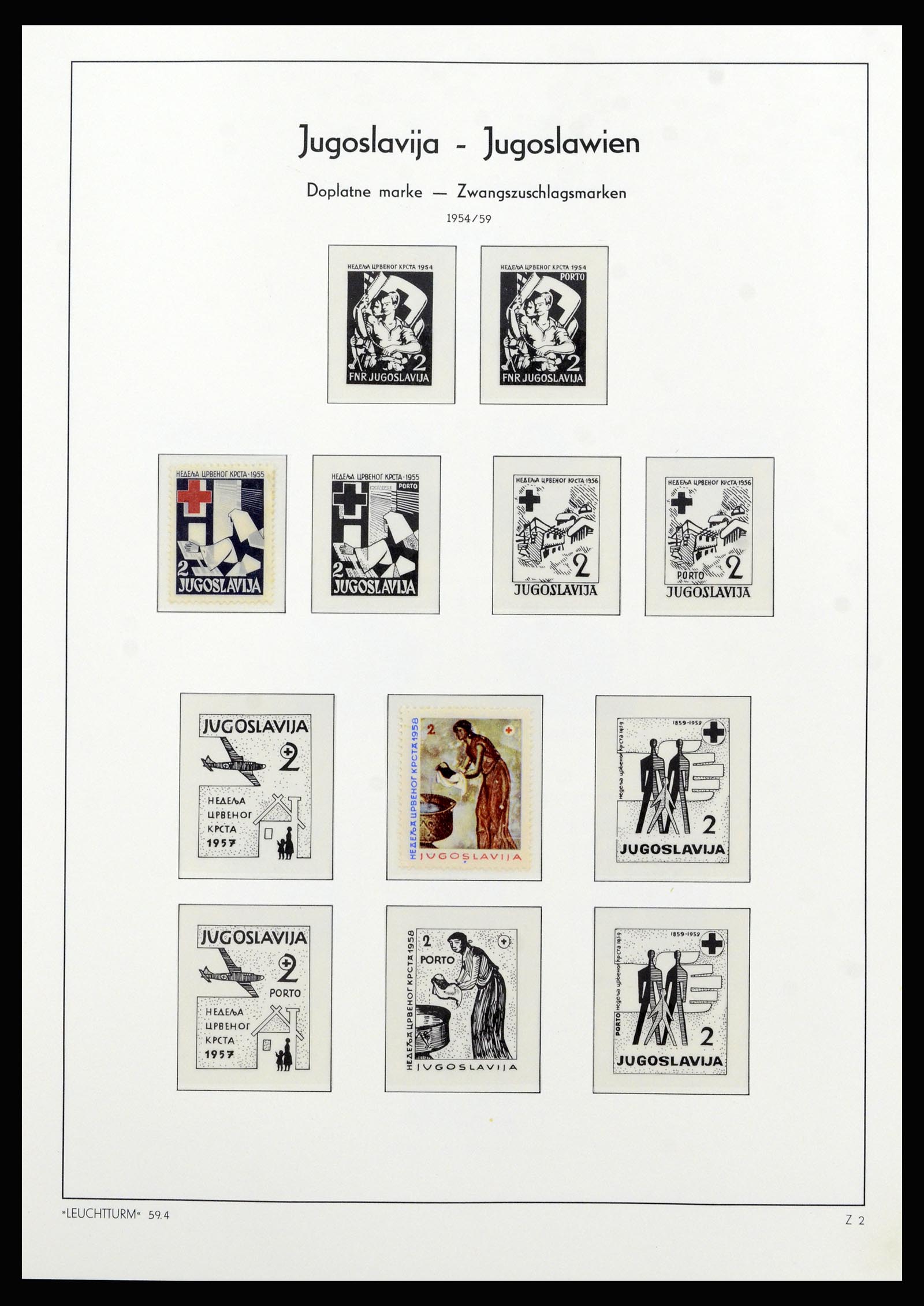 37091 028 - Postzegelverzameling 37091 Joegoslavië 1945-2001.