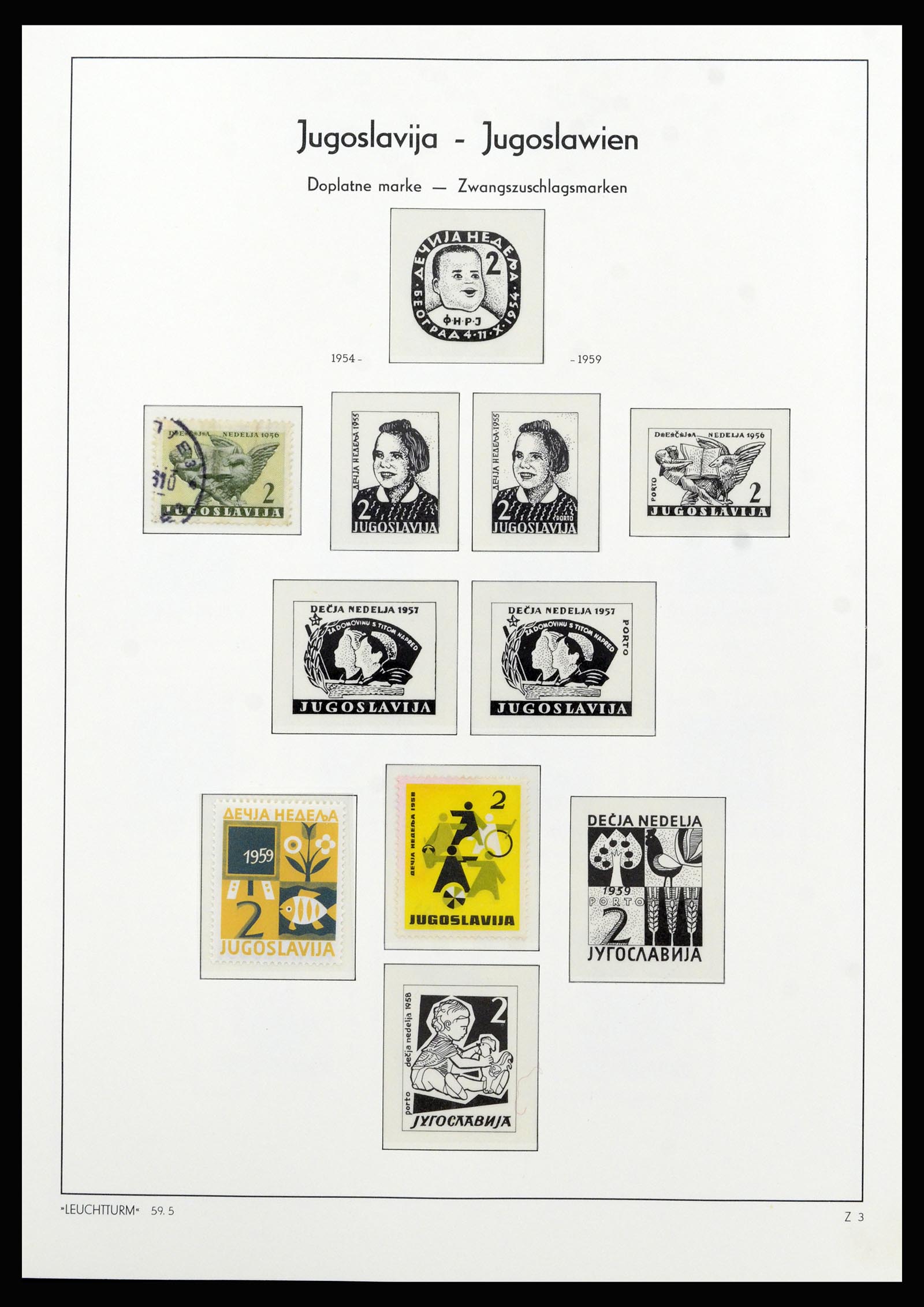 37091 029 - Postzegelverzameling 37091 Joegoslavië 1945-2001.