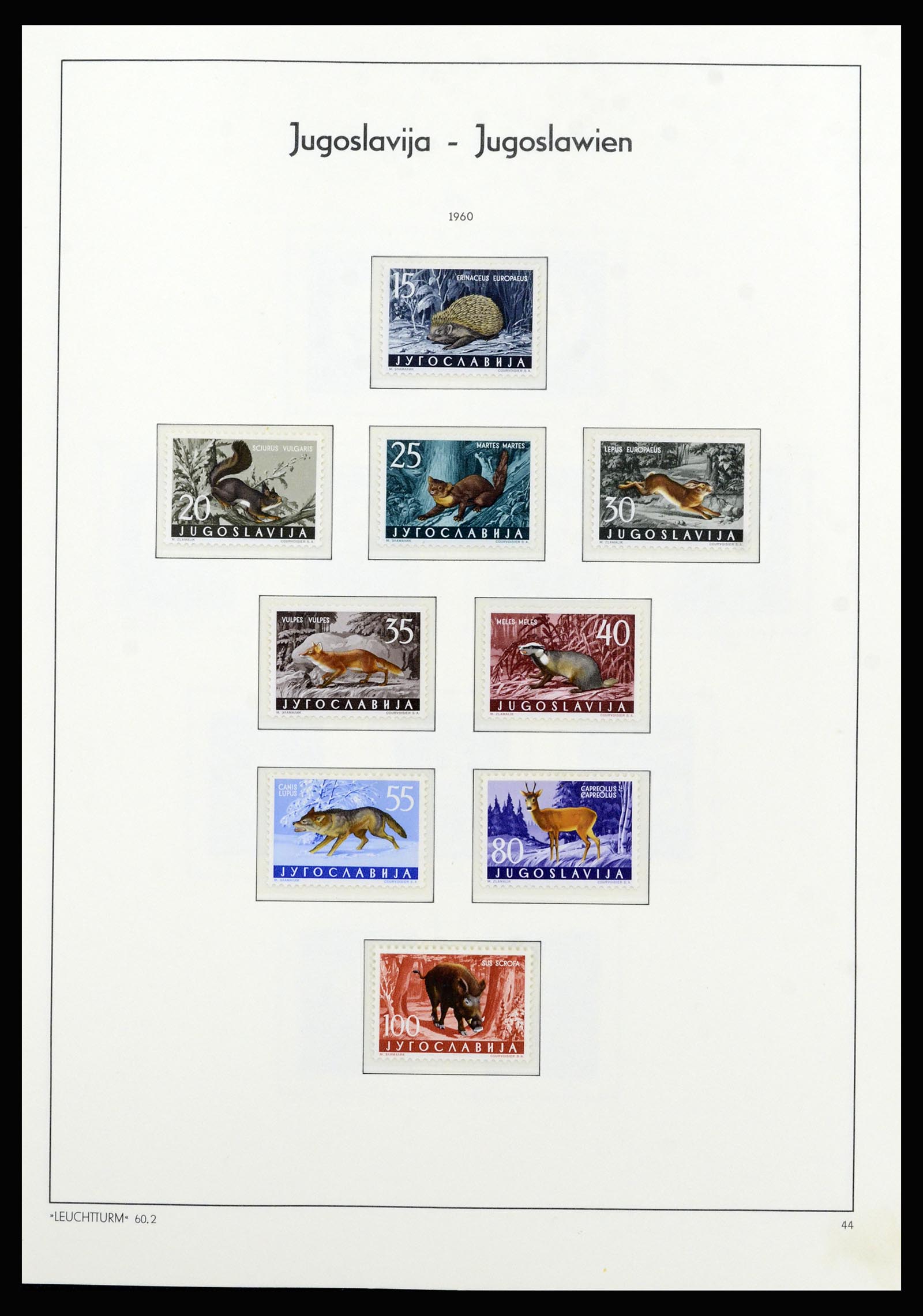 37091 030 - Postzegelverzameling 37091 Joegoslavië 1945-2001.