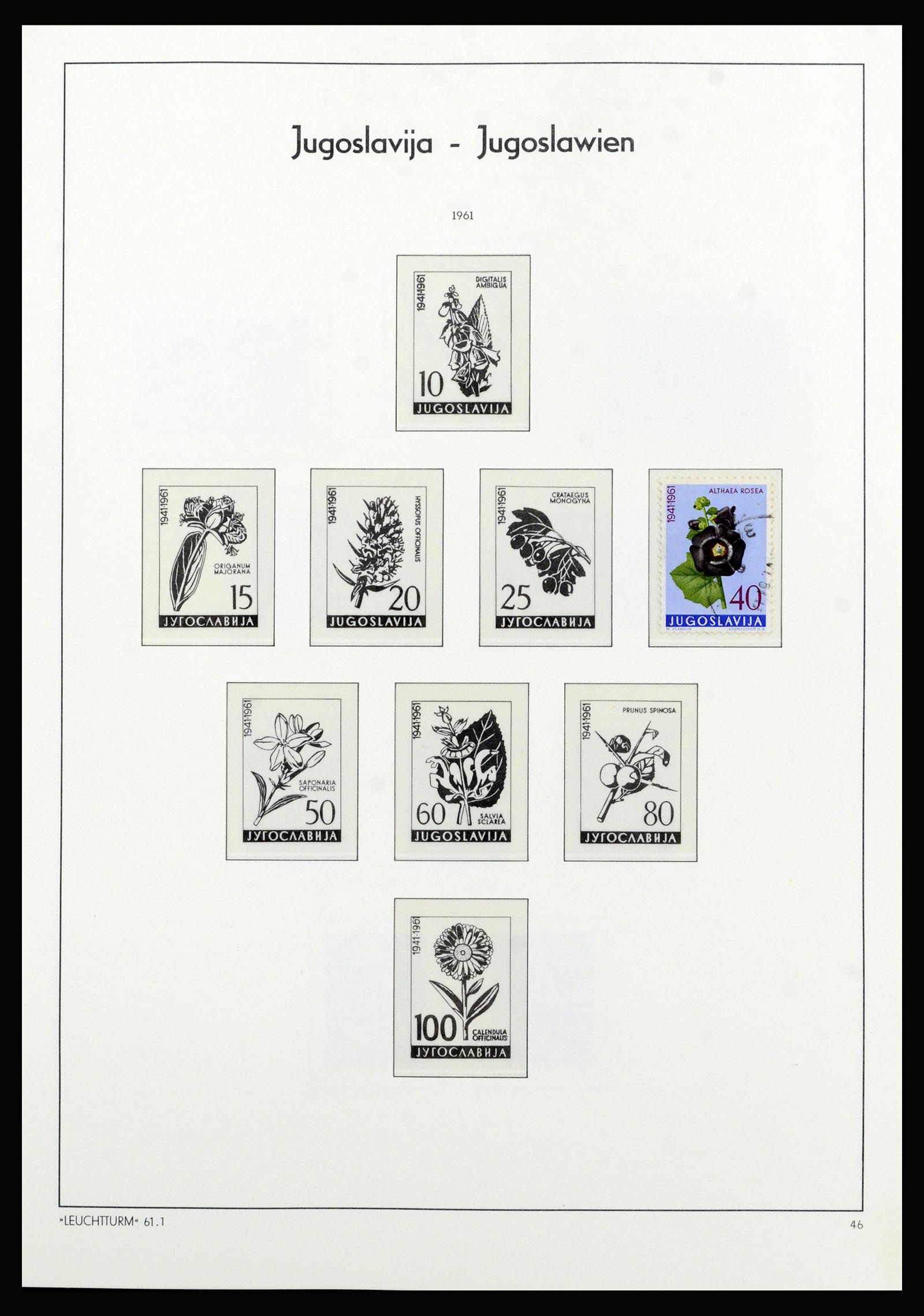 37091 031 - Postzegelverzameling 37091 Joegoslavië 1945-2001.